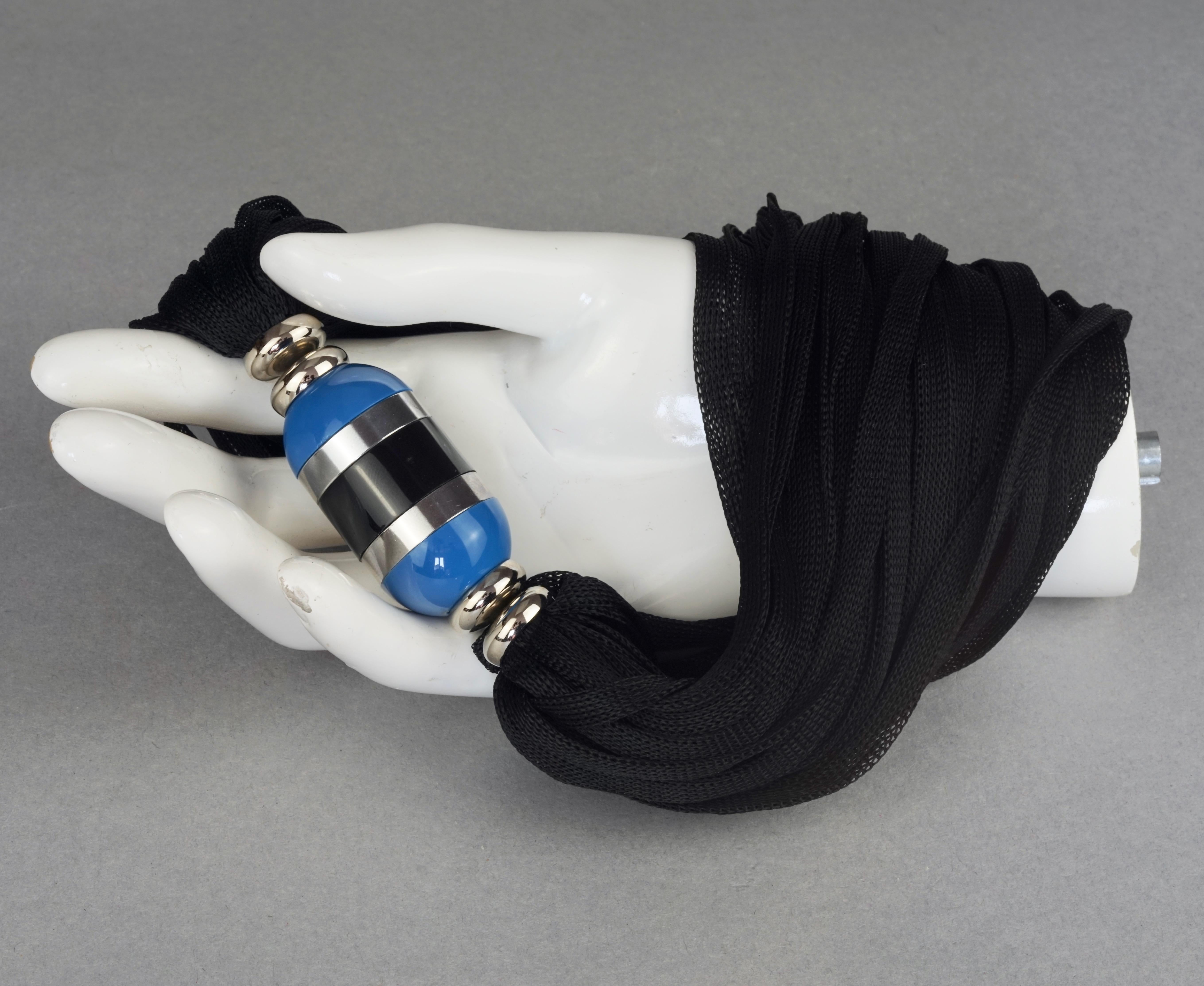 Vintage YVES SAINT LAURENT Ysl Rive Gauche Perfume Capsule Choker Necklace For Sale 6