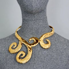 Vintage YVES SAINT LAURENT Ysl Robert Goossens Arabisch Rigid Choker Necklac