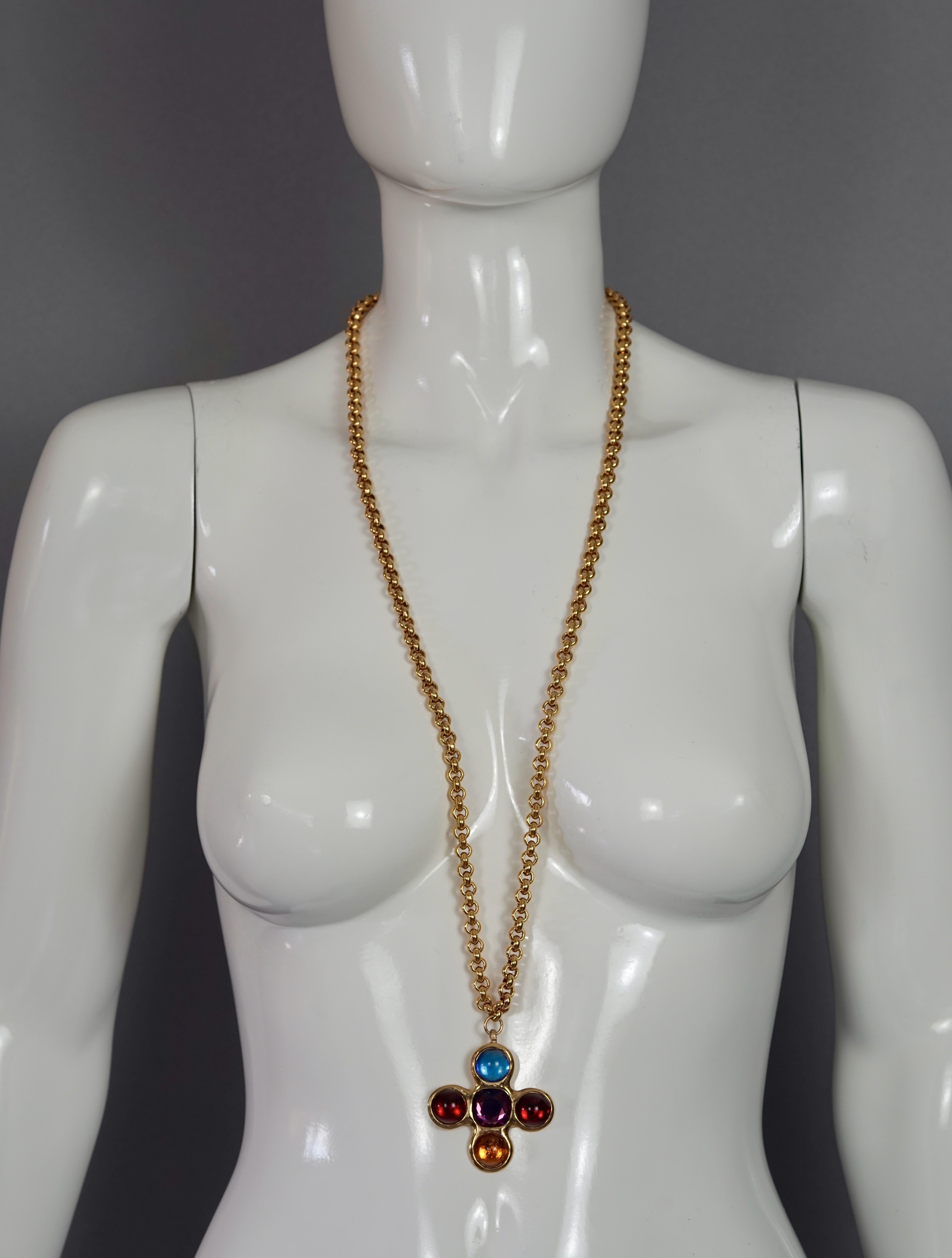 vintage ysl pendant necklace