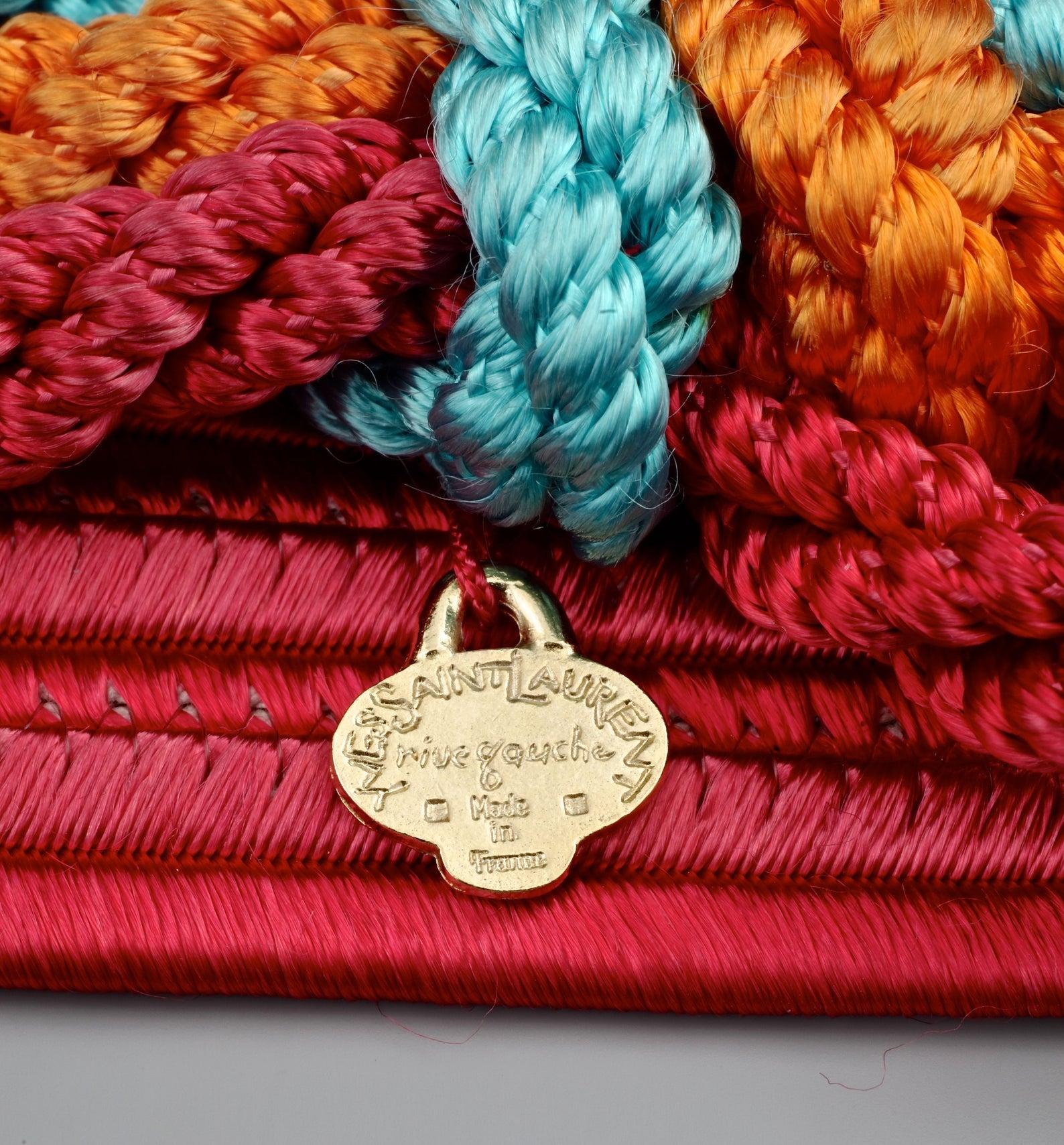 Vintage YVES SAINT LAURENT Ysl Russian Multiple Swag Tassel Passementerie Belt 2