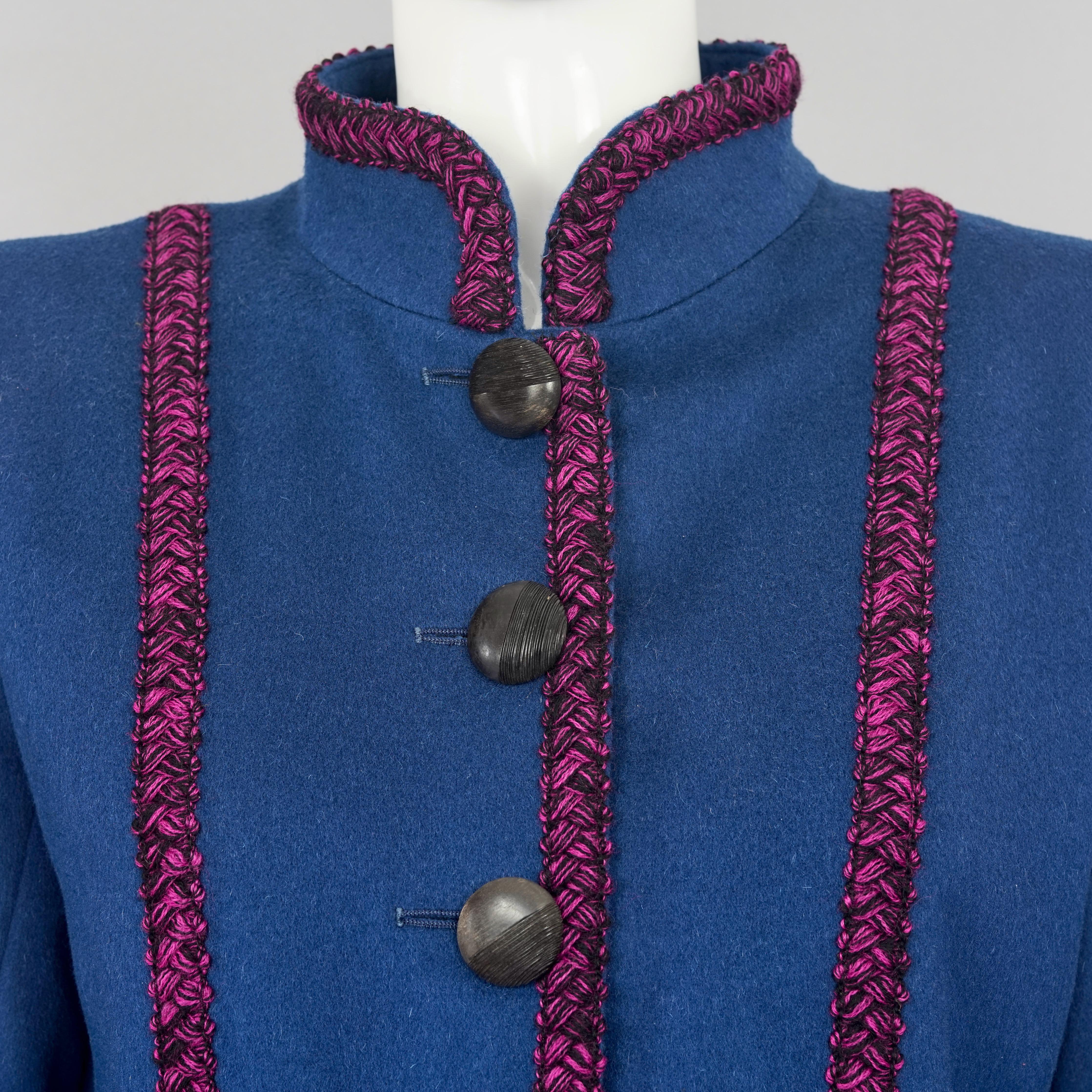 Vintage YVES SAINT LAURENT Ysl Russian Passementerie Tassel Jacket 1
