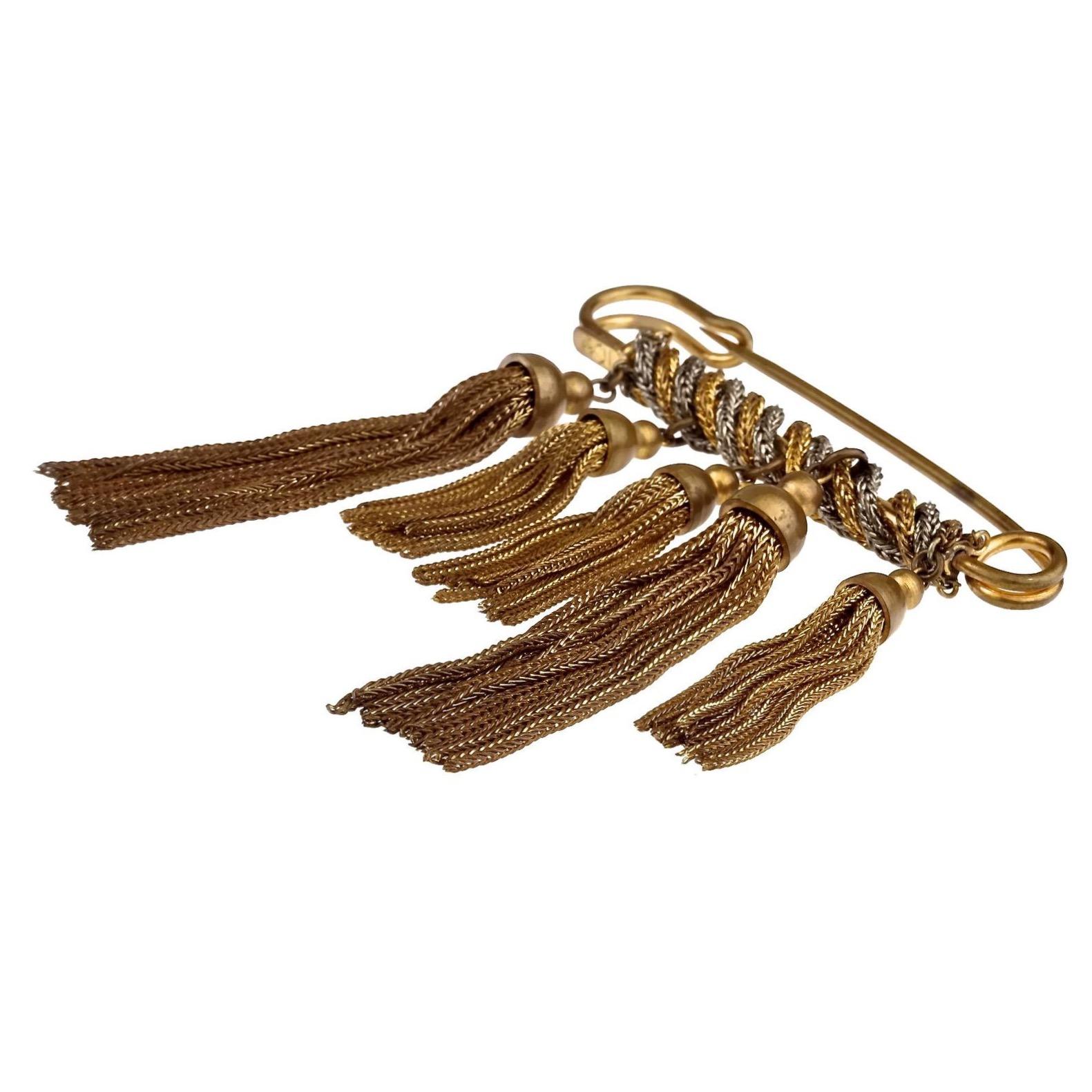 vintage ysl brooch