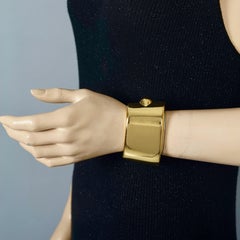 Pulsera brazalete vintage YVES SAINT LAURENT Ysl Space Age Clamper