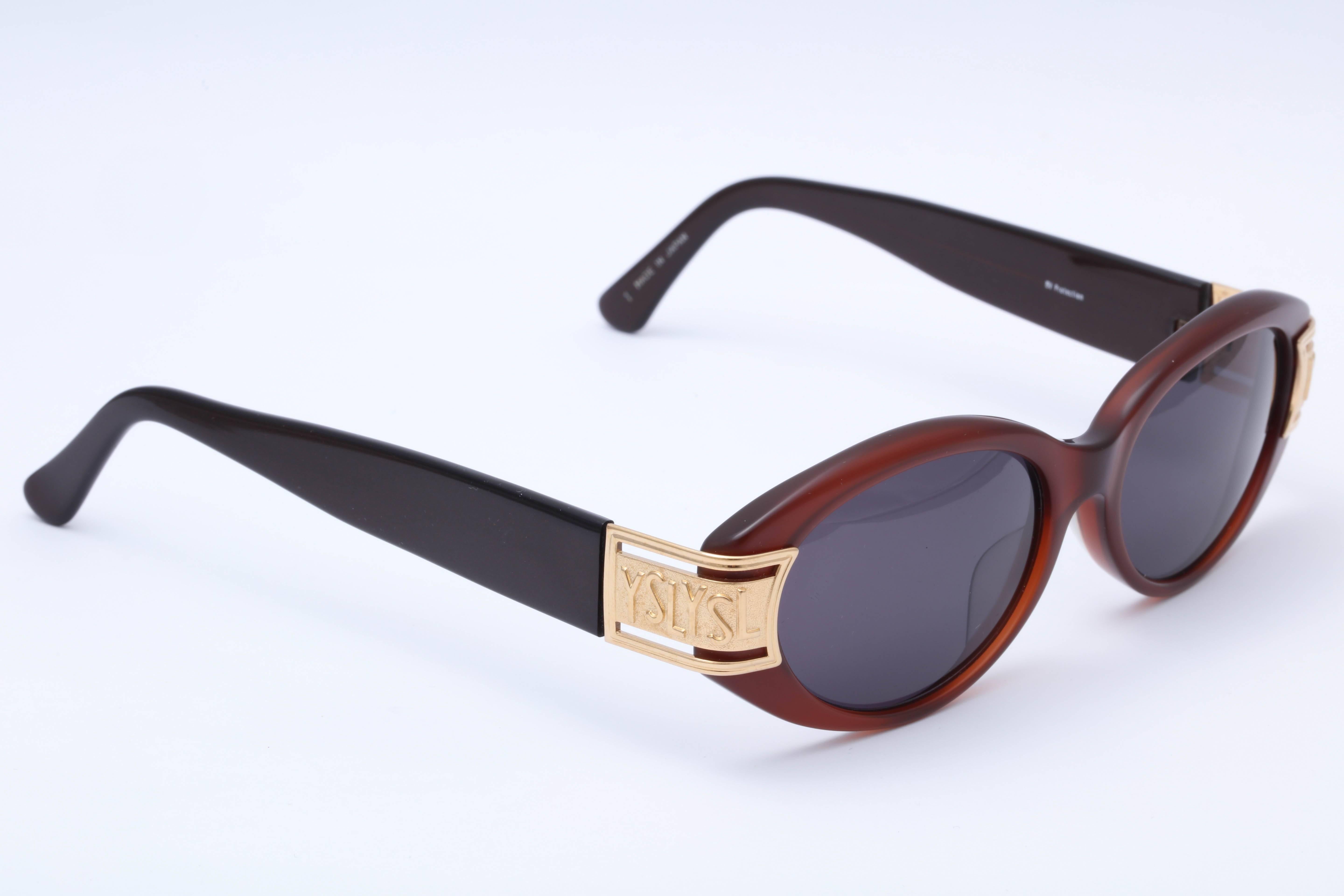 Women's or Men's Vintage Yves Saint Laurent YSL Sunglasses  For Sale