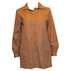 Vintage Yves Sait Laurent Rive Gauche Pale Pink Shacket  ( shirt /jacket)