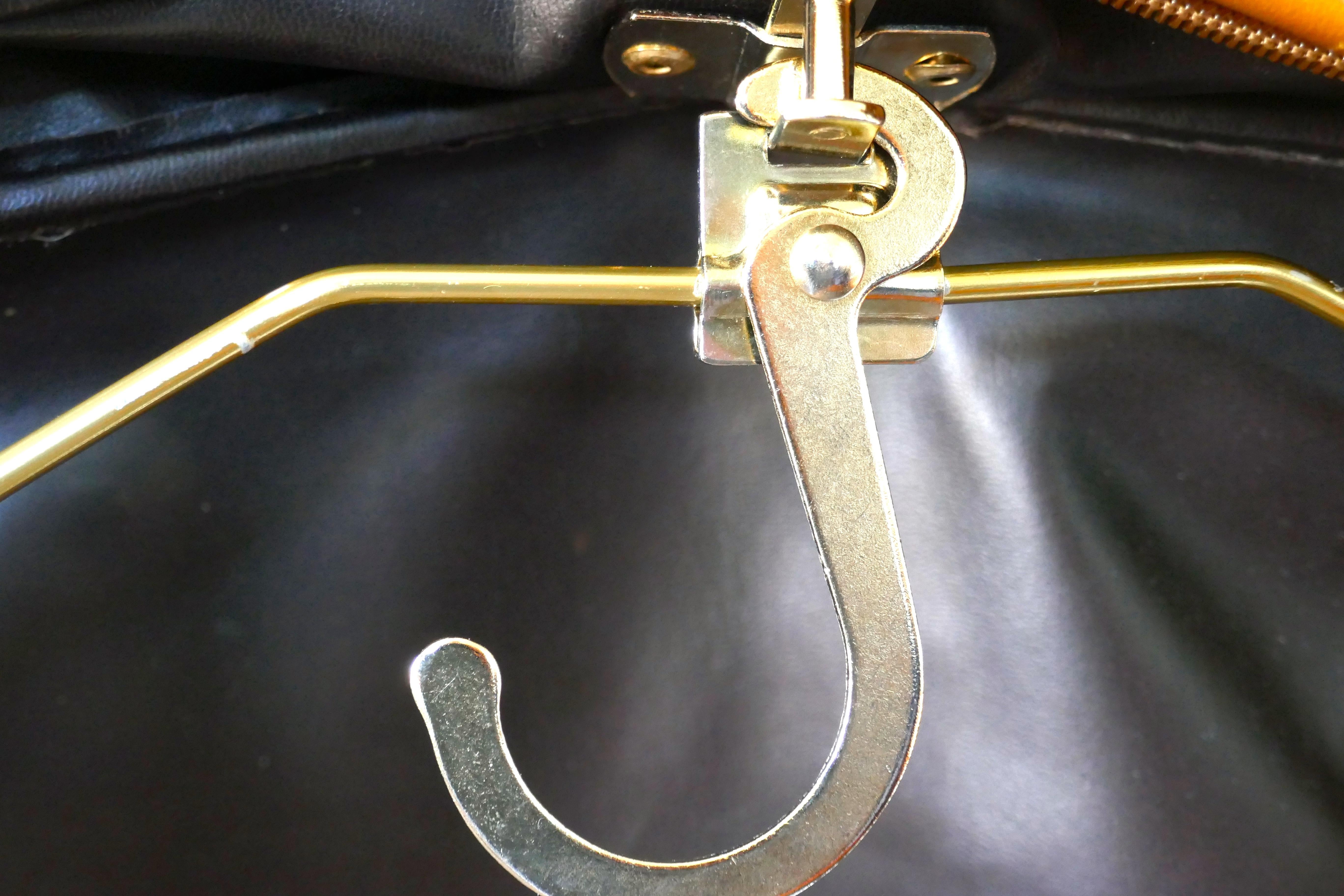 Women's or Men's Vintage Yves St Laurent Monogram Garment Carrier Bag, Hanging Cabin Case For Sale