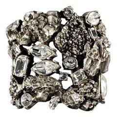 YYVES SAINT LAURENT Ysl Lava-Berg-Strass-Armspange