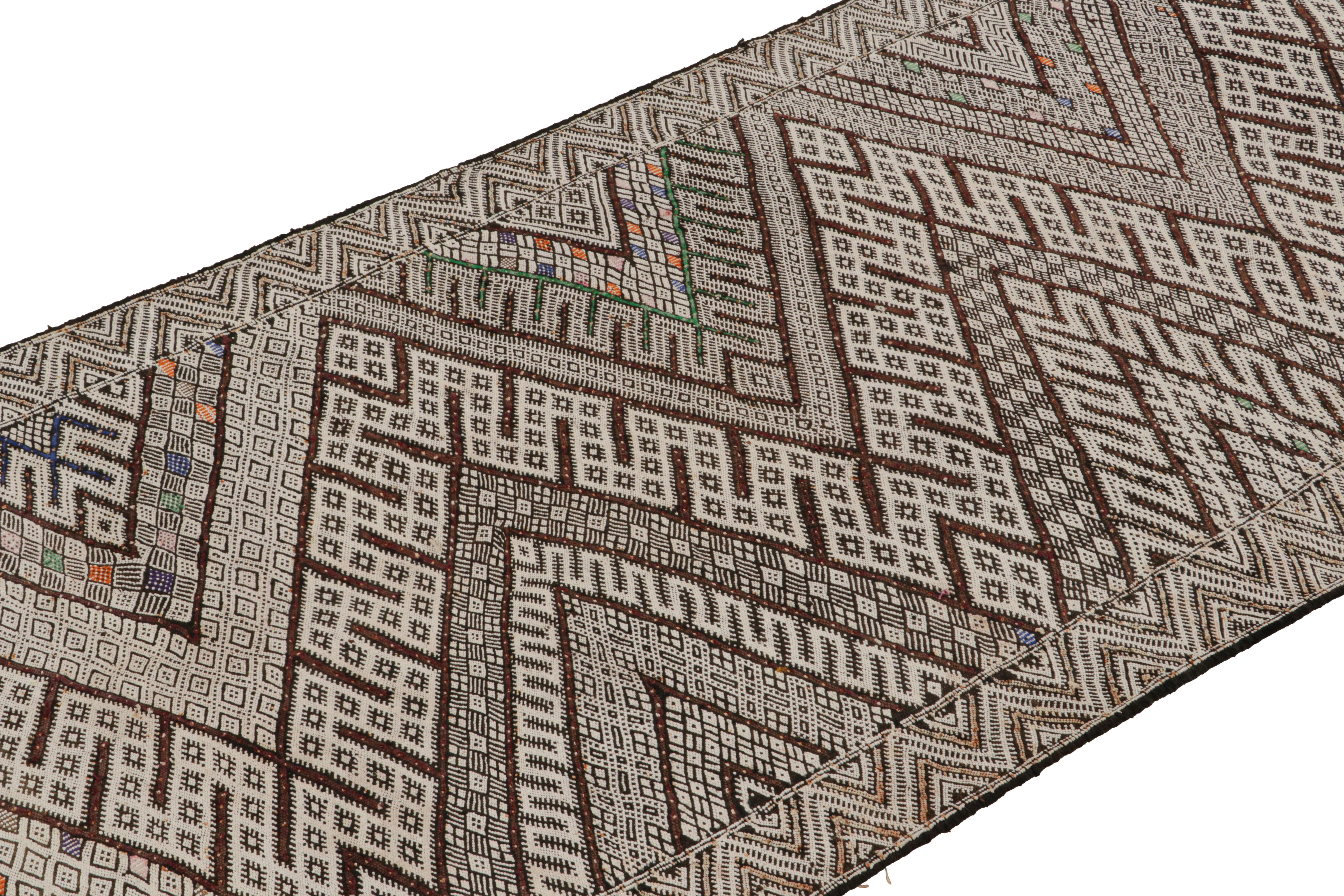 Noué à la main Tapis Kilim et tapis de couloir marocain Zayane, de style berbère, de Rug & Kilim en vente