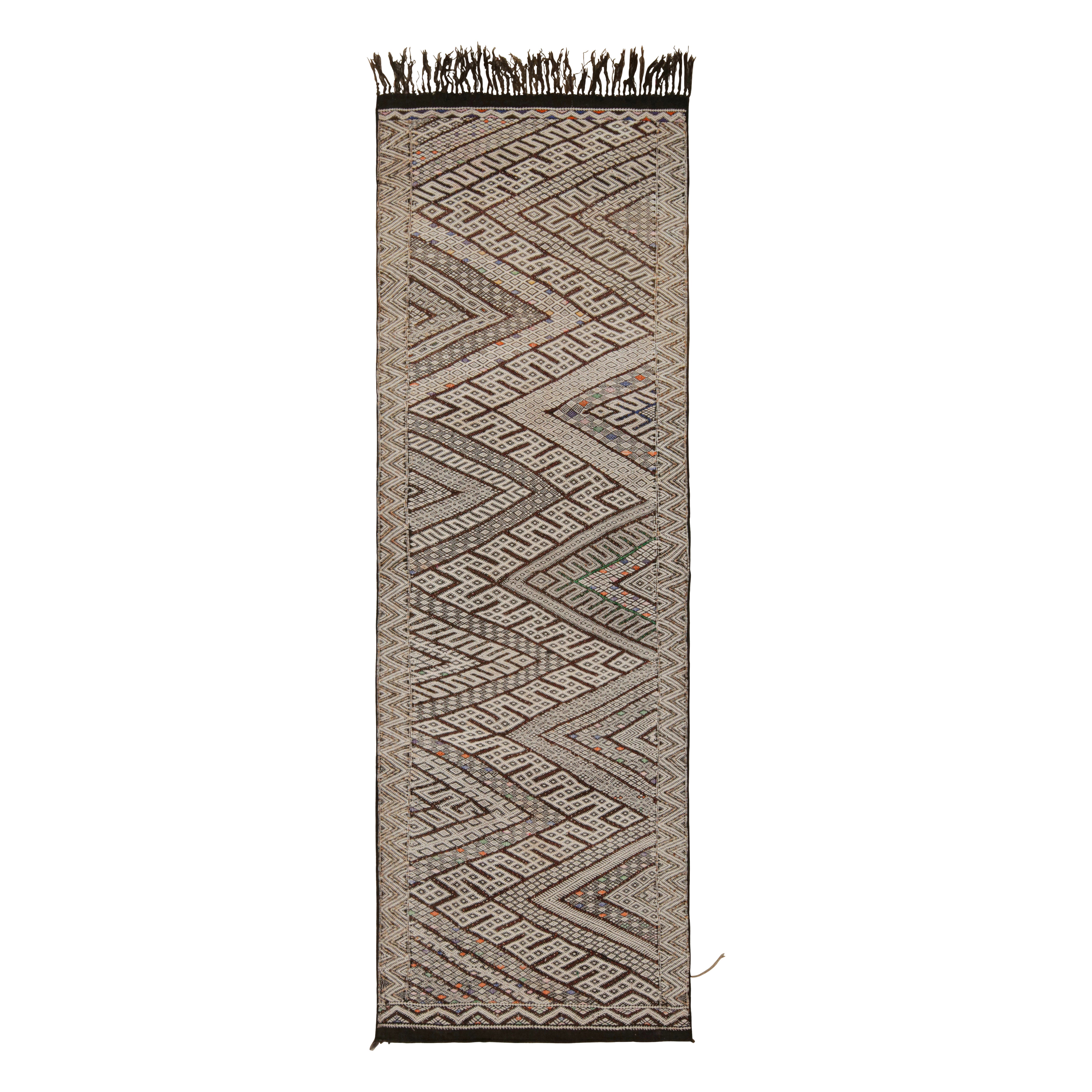 Vintage Zayane Marokkanischer Kilim und Läufer im Berber Stil von Rug & Kilim