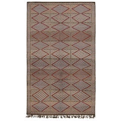 Vintage Zayane Moroccan Kilim in Polychromatic Tribal Patterns by Rug & Kilim