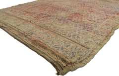 Alfombra marroquí bereber Beni MGuild de 1960 con estilo moderno