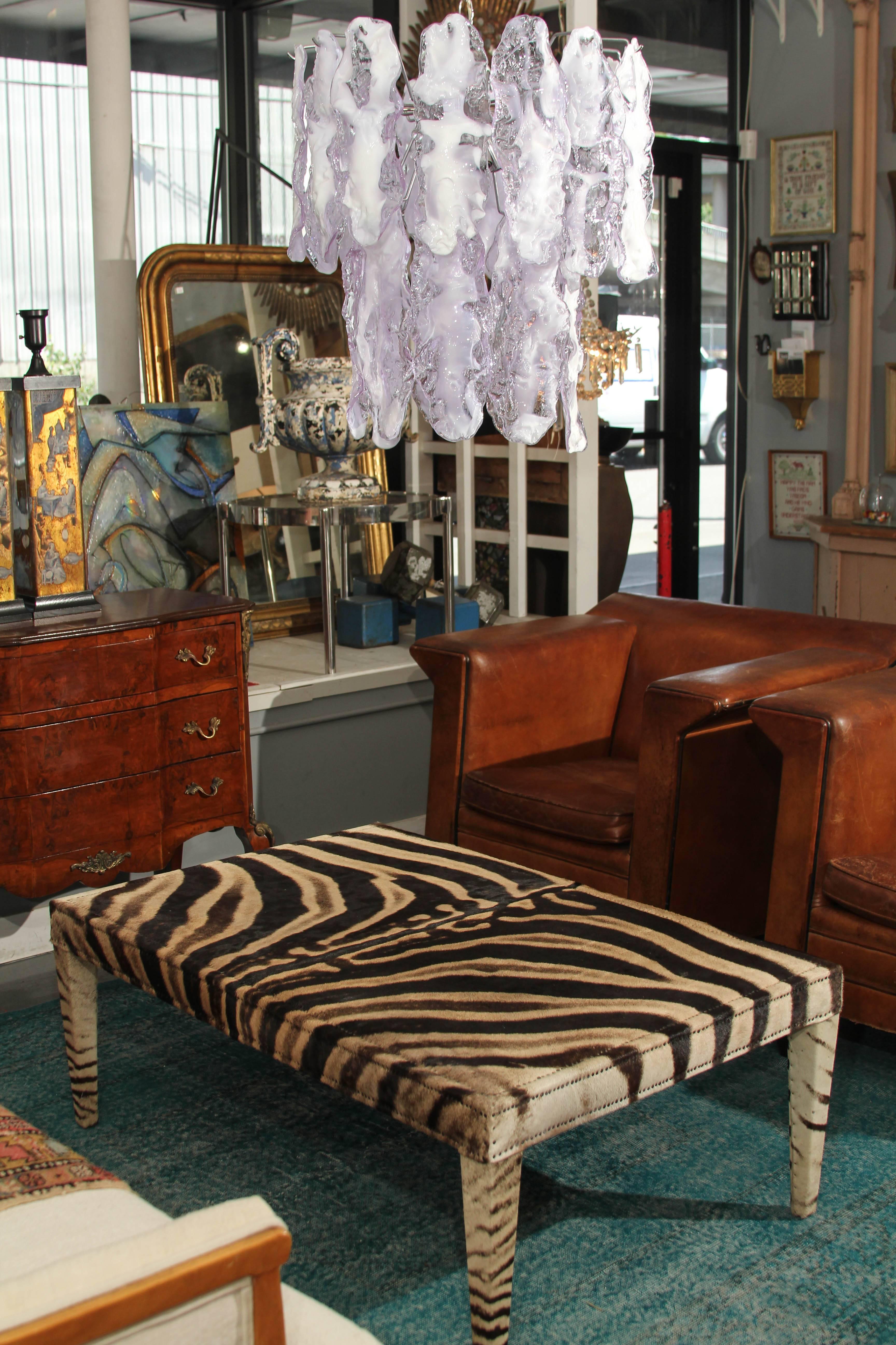 Vintage Zebra Hide Coffee or Cocktail Table at 1stDibs zebra table