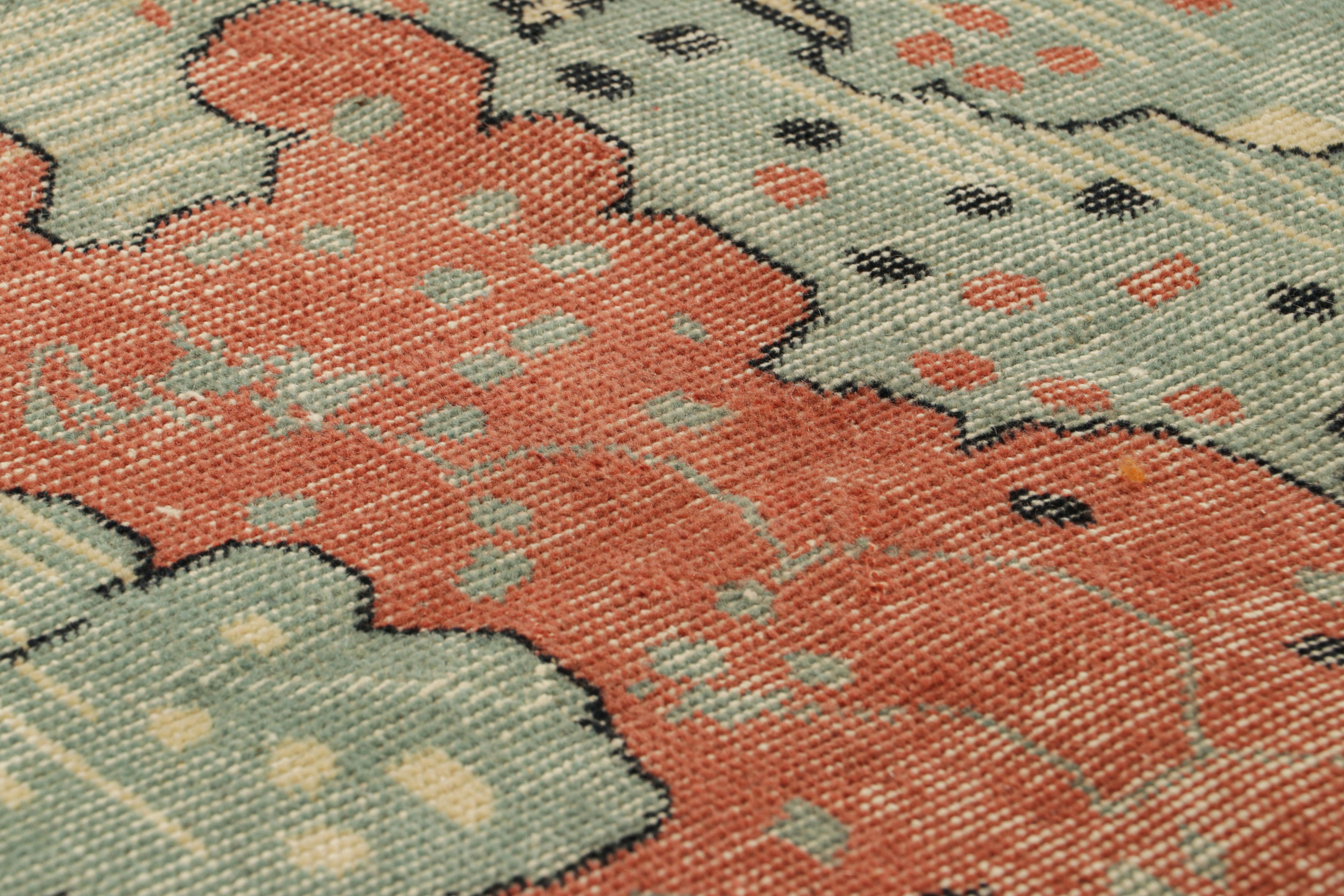 Hand-knotted in wool, circa 1960 – 1970, this 4×7 vintage Müren Art Deco rug is Mid-century curation from Rug & Kilim. It features a postmodern take on design, but with a Japanese sensibility. 

On the Design: 

Connoisseurs will appreciate the