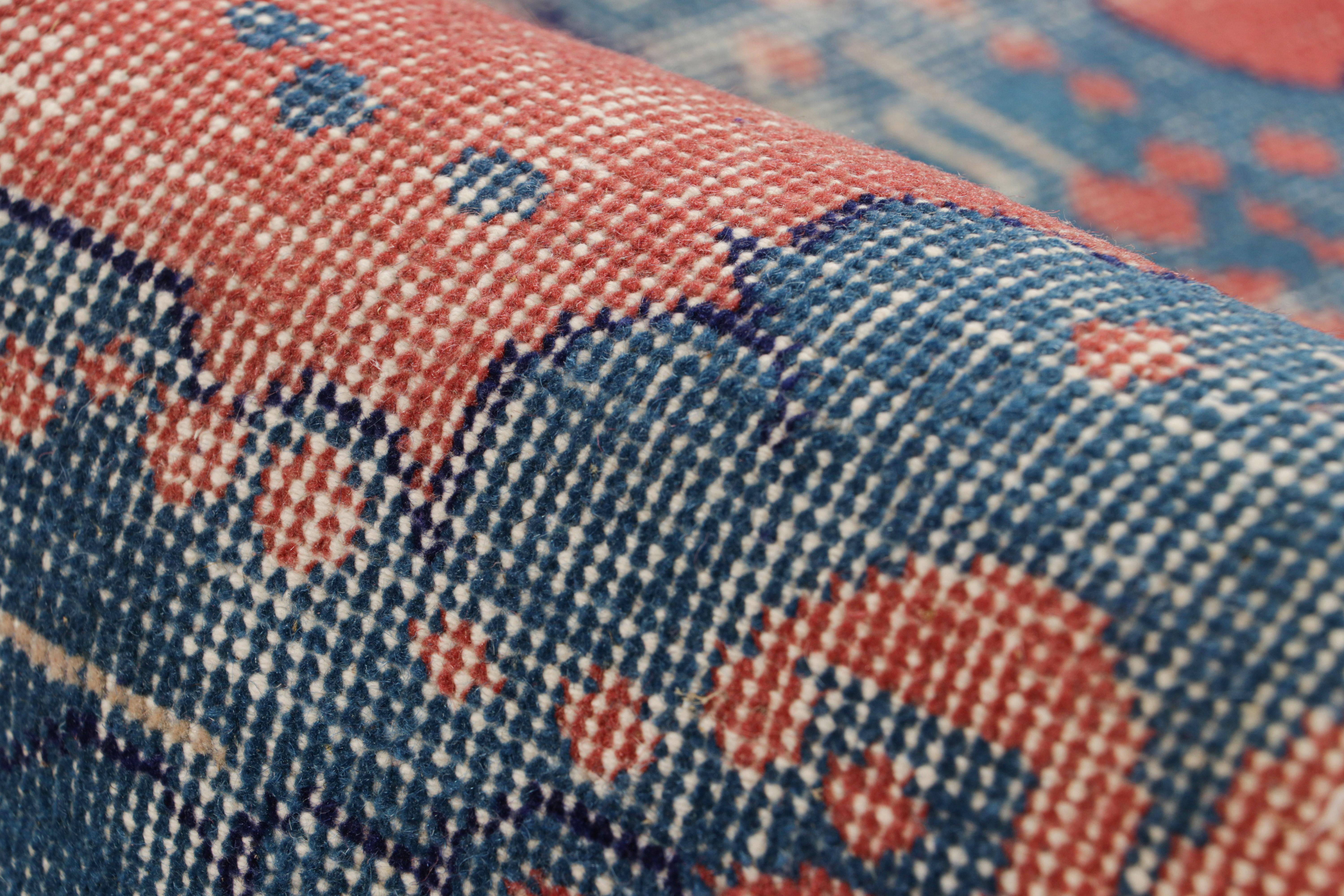 Vintage Zeki Müren Art Deco Rug in Red with Abstract Patterns from Rug & Kilim Bon état - En vente à Long Island City, NY