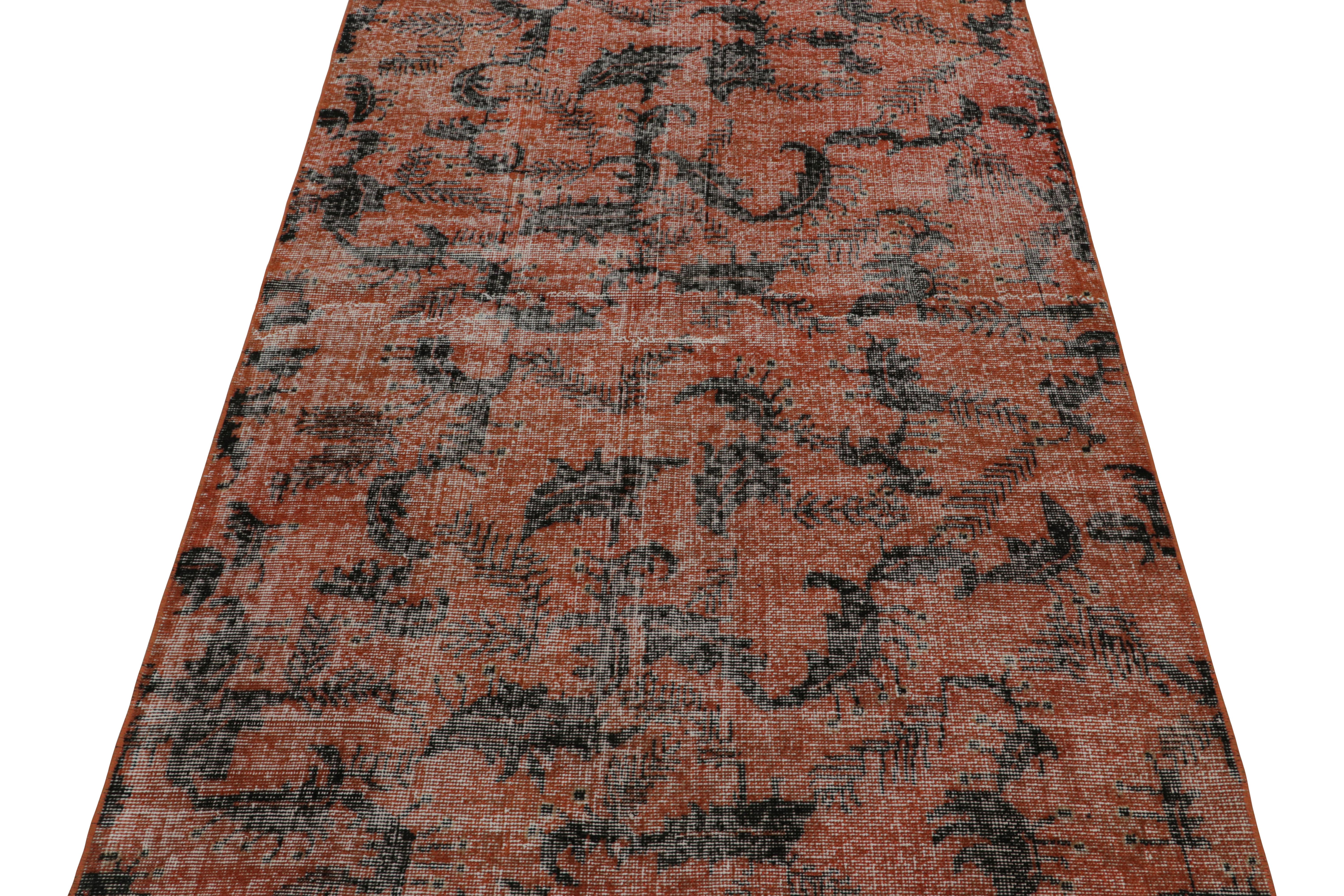 Modern Vintage Zeki Müren Art Deco Rug with All-Over Abstract Patterns from Rug & Kilim For Sale
