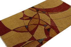 Vintage Zeki Muren Art Deco rug, with Geometric patterns, from Rug & Kilim