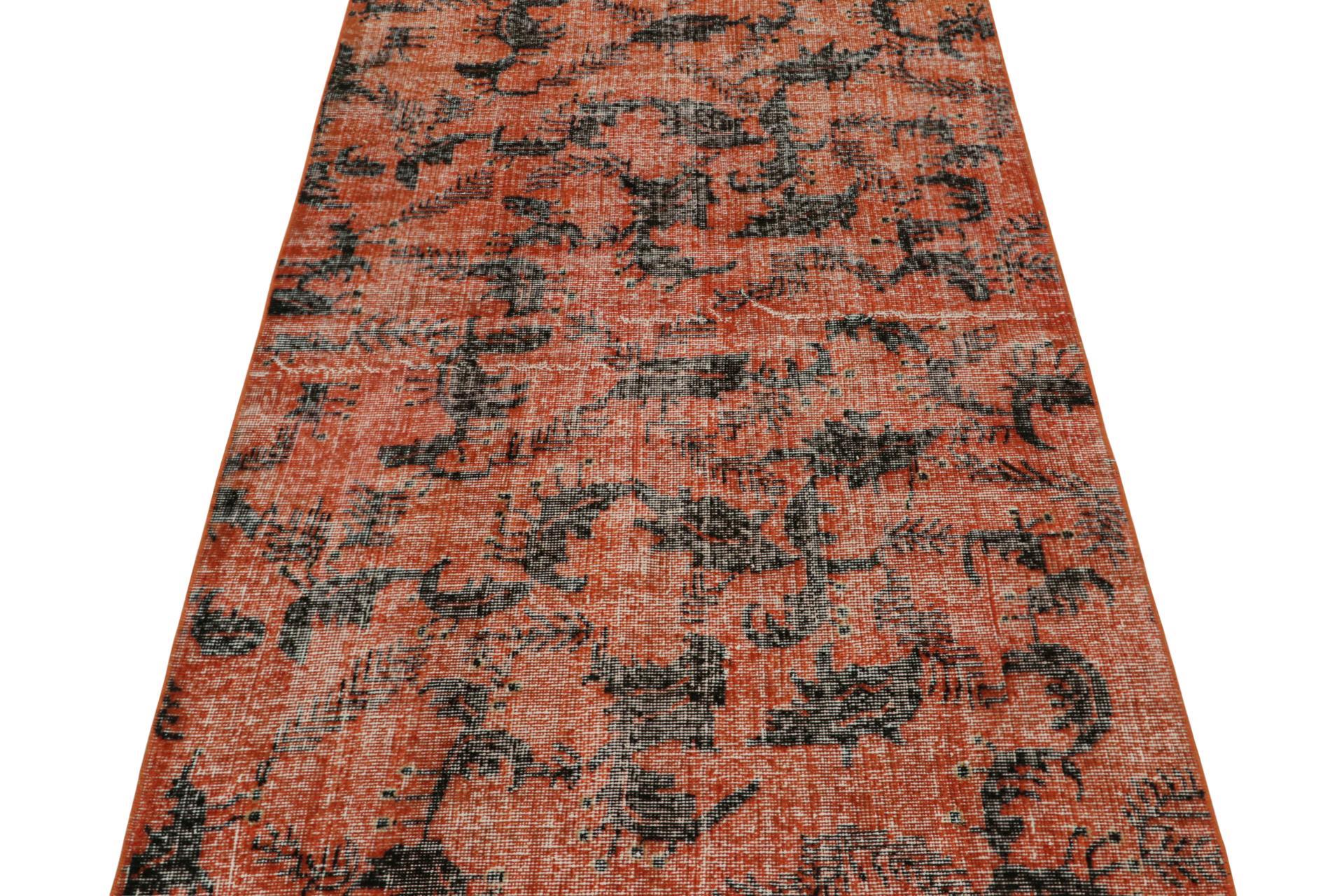 Vintage Zeki Müren Art-Deco-Teppich mit geometrischen Mustern, von Rug & Kilim (Art déco) im Angebot