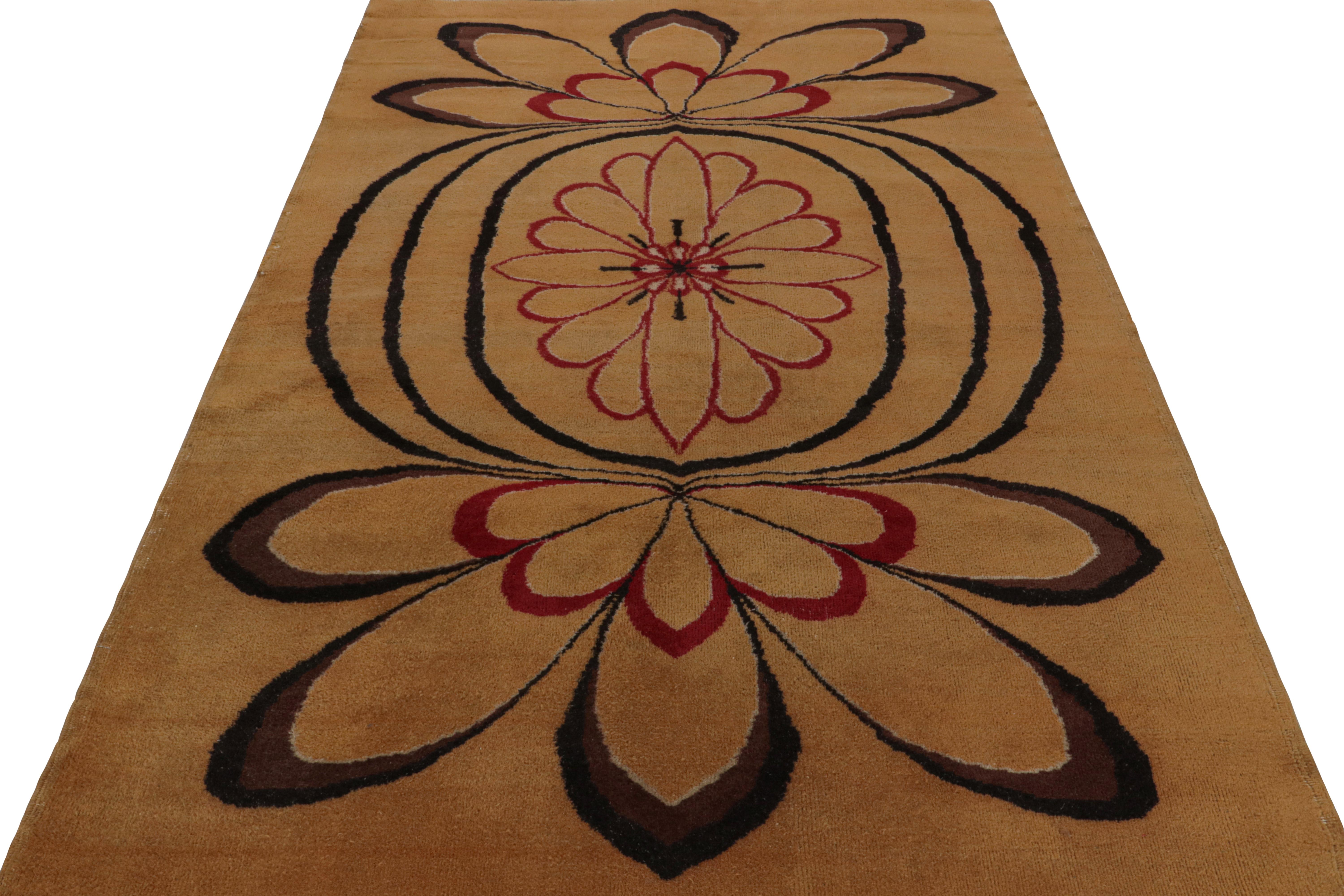 Vintage Zeki Müren Art Deco Teppich, mit Geometrischen Mustern, von Rug & Kilim (Art déco) im Angebot