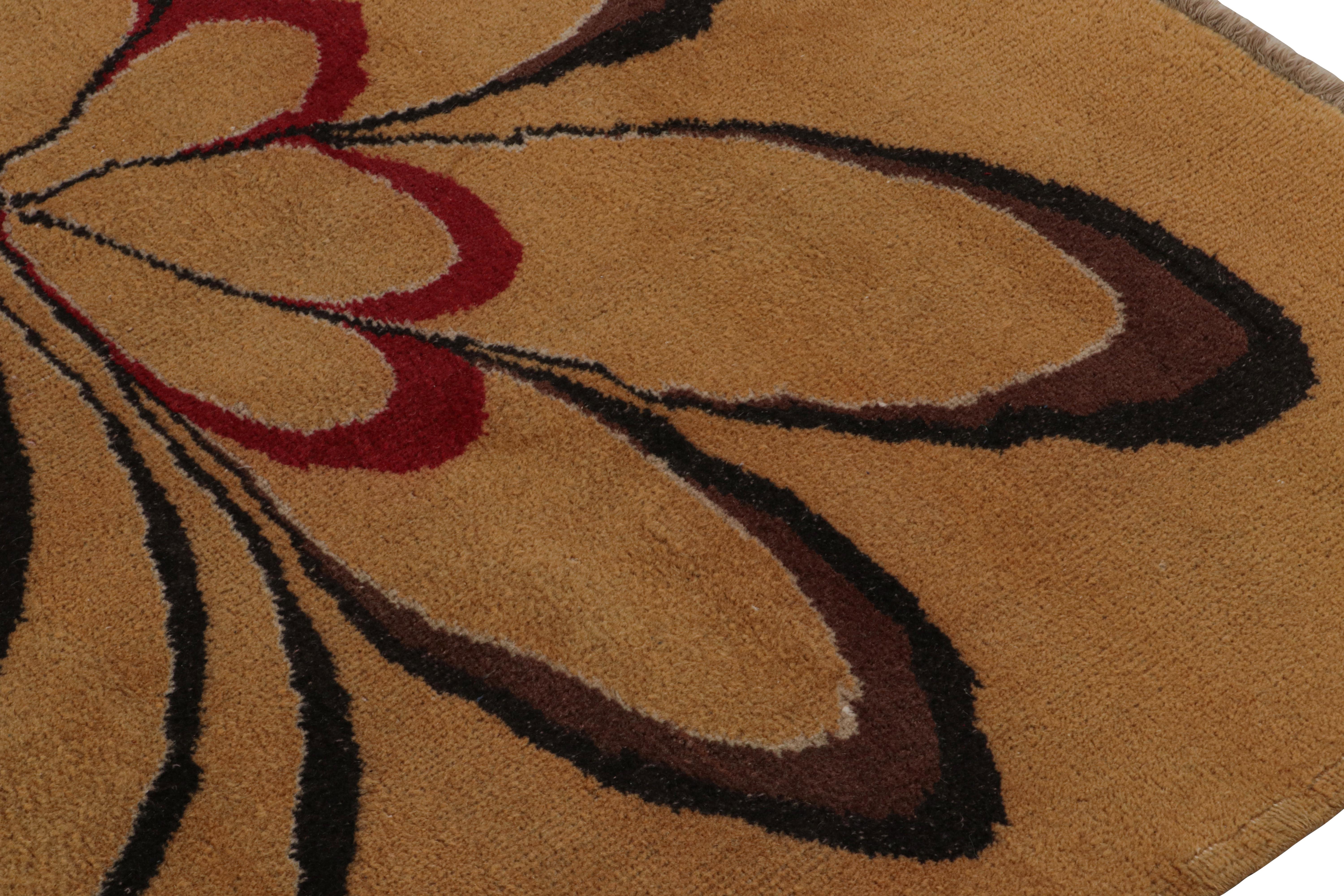 Vintage Zeki Müren Art Deco Teppich, mit Geometrischen Mustern, von Rug & Kilim (Handgeknüpft) im Angebot