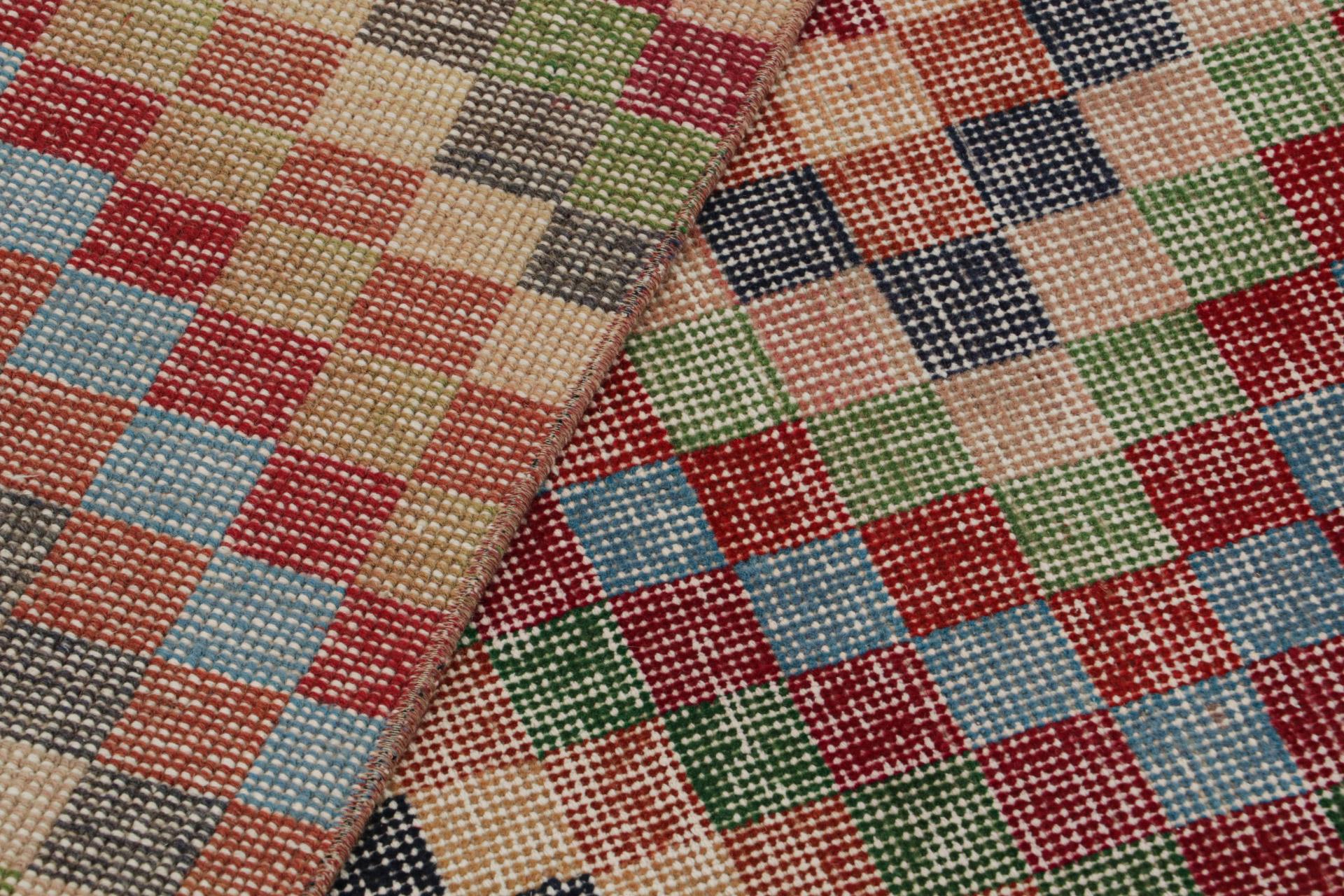Vintage Zeki Müren Art-Deco-Teppich mit geometrischen Mustern, von Rug & Kilim im Zustand „Gut“ im Angebot in Long Island City, NY