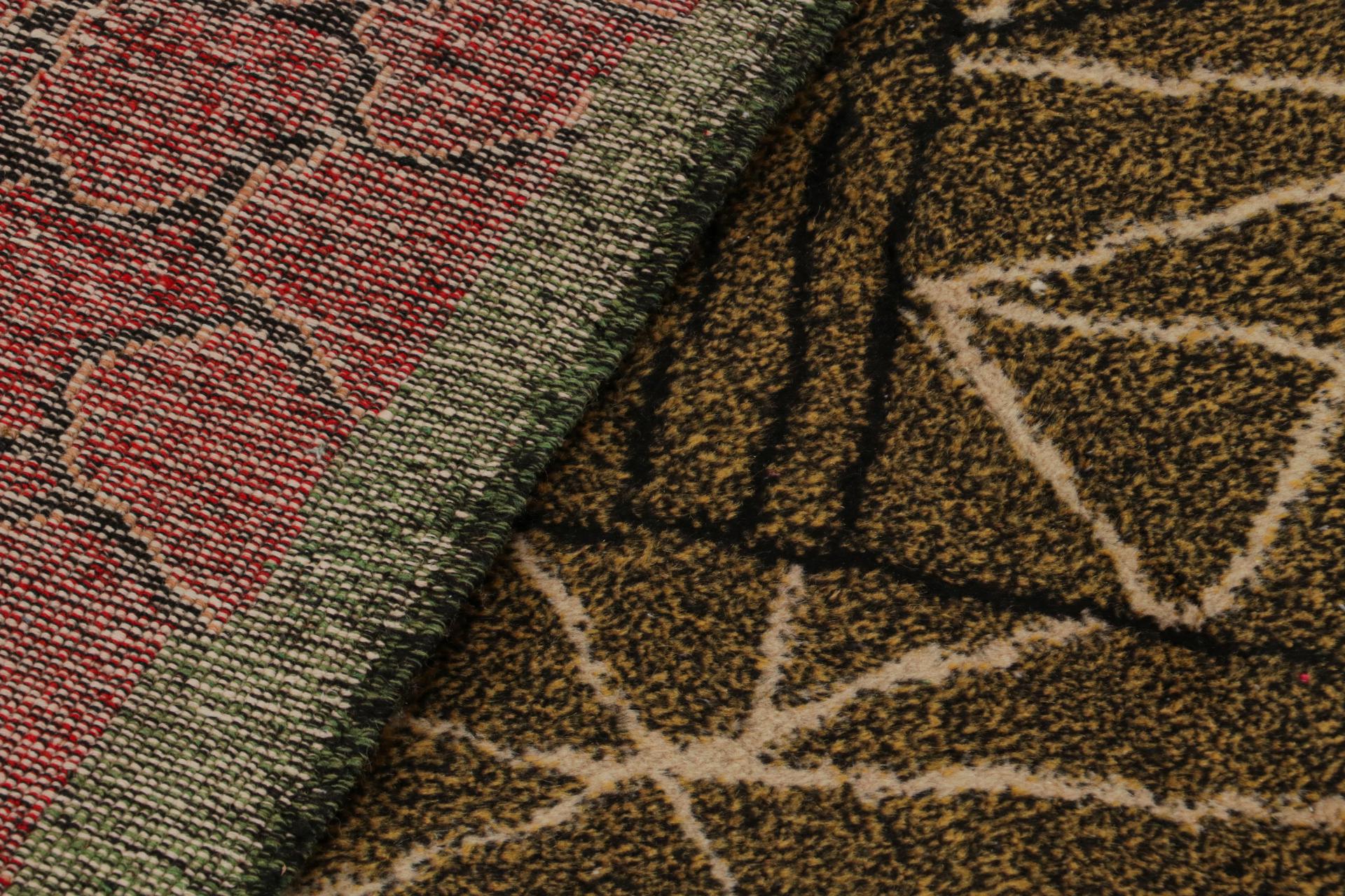 Vintage Zeki Müren Art-Deco-Teppich mit geometrischen Mustern, von Rug & Kilim (Mitte des 20. Jahrhunderts) im Angebot