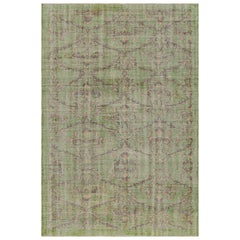 Vintage Zeki Müren Art-Deco-Teppich mit geometrischen Mustern, von Rug & Kilim