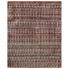 Vintage Zeki Müren Art-Deco-Teppich mit geometrischen Mustern, von Rug & Kilim