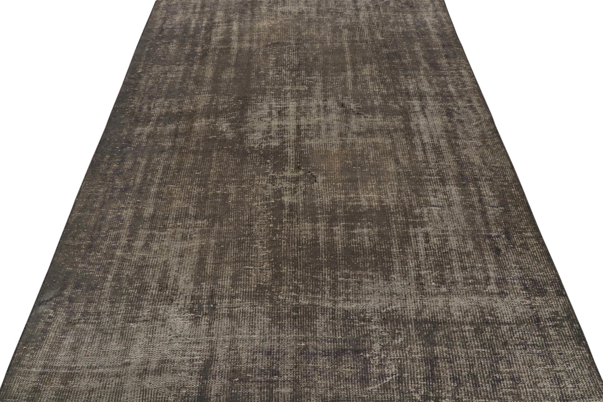 Turc Tapis vintage Zeki Müren, gris, de Rug & Kilim en vente