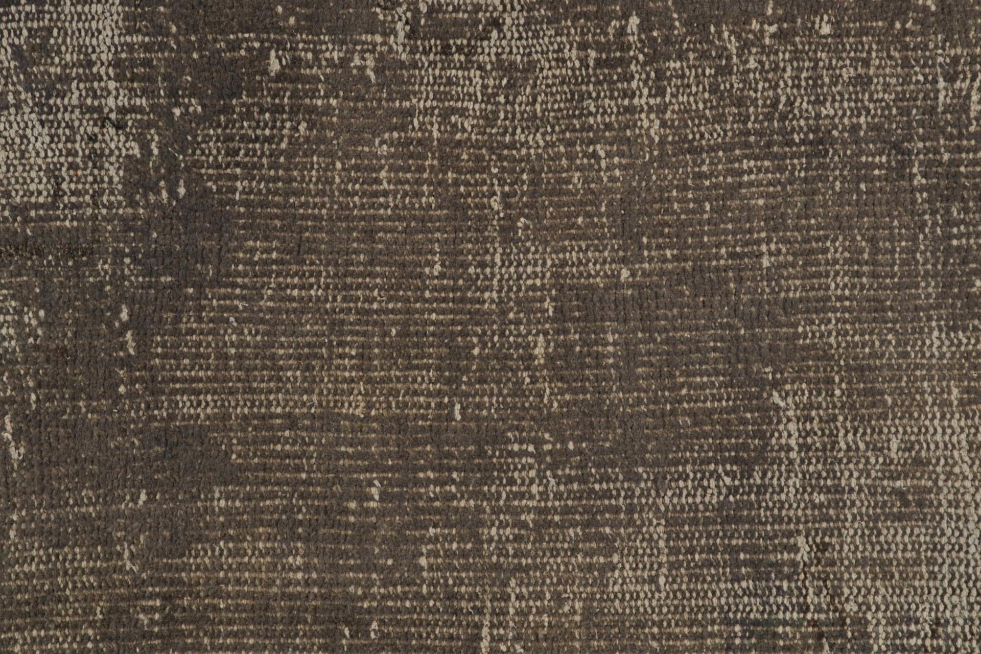 Milieu du XXe siècle Tapis vintage Zeki Müren, gris, de Rug & Kilim en vente