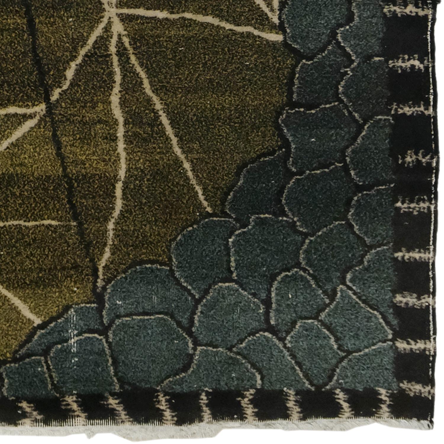 20ième siècle Tapis vintage Zeki Muren - Tapis ancien en laine turque Zeki Muren en vente