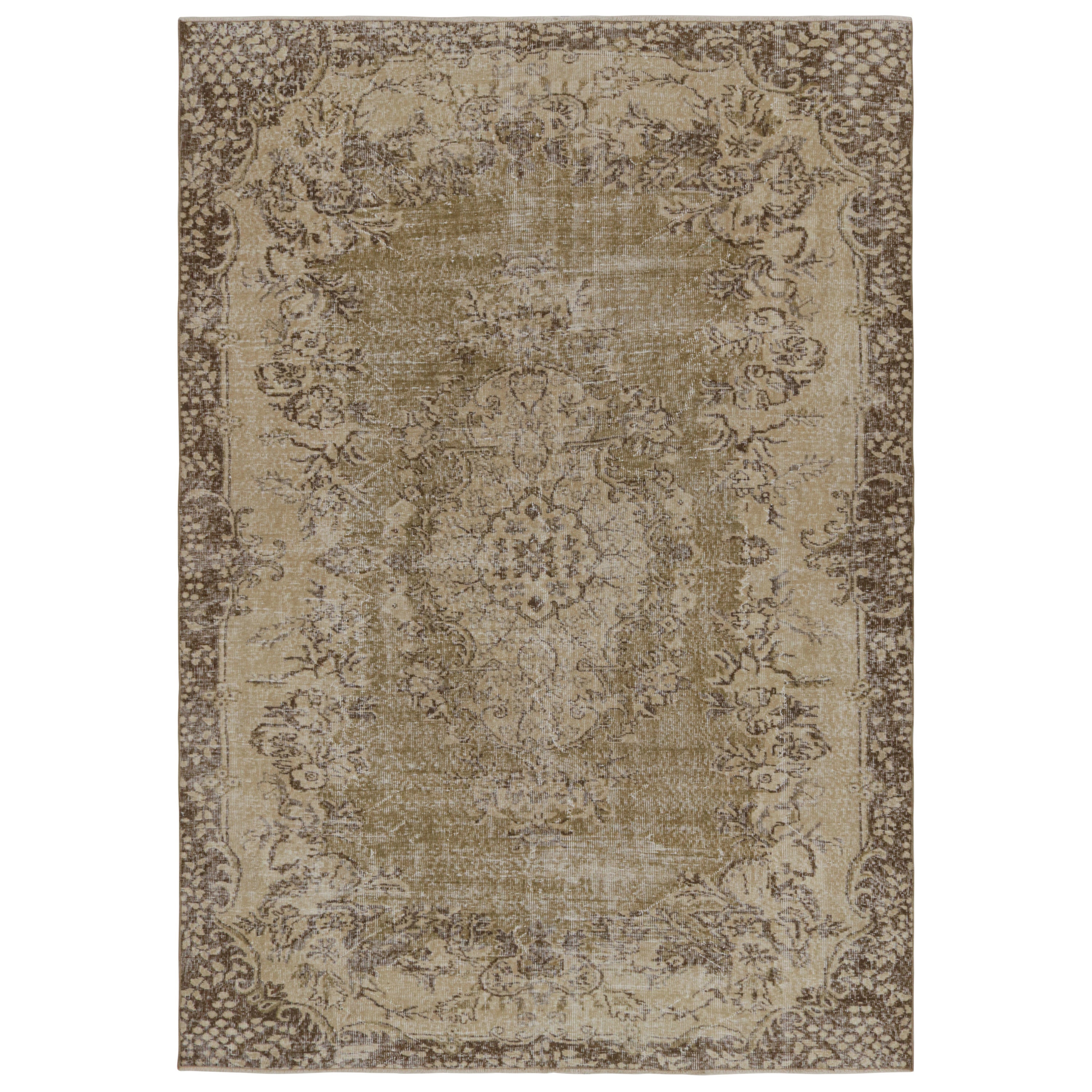 Vintage-Teppich Zeki Muren in Beige und Brown von Rug & Kilim