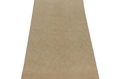 Vintage Zeki Müren Rug in Beige and Green Abstract Patterns, by Rug & Kilim