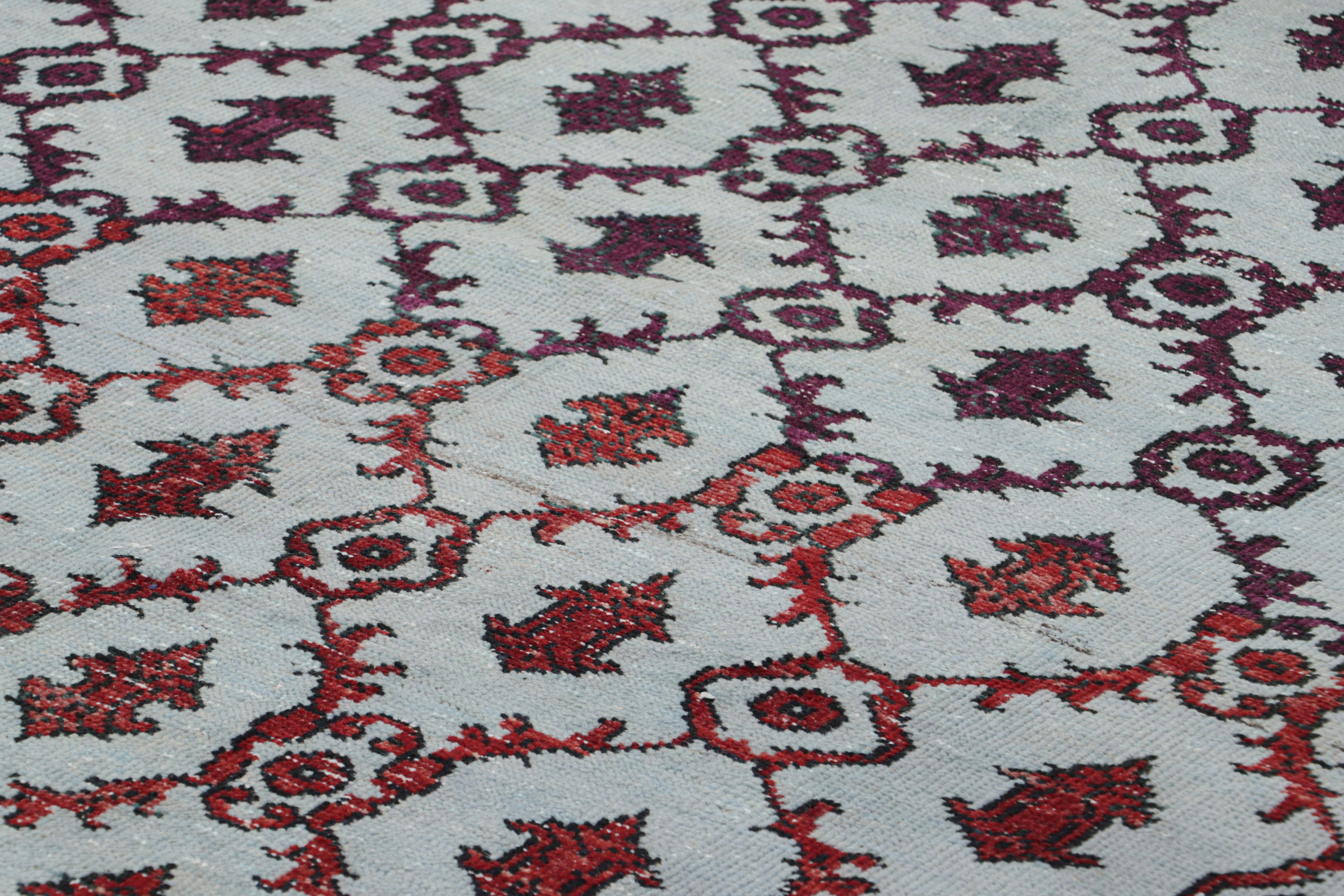 Made with hand-knotted wool in Turkey circa 1960-1970, this 4x9 vintage rug is an exciting new addition to Rug & Kilim’s Mid-Century Pasha Collection—a line of our classics devoted to works believed to hail from Turkish multidisciplinary artist Zeki
