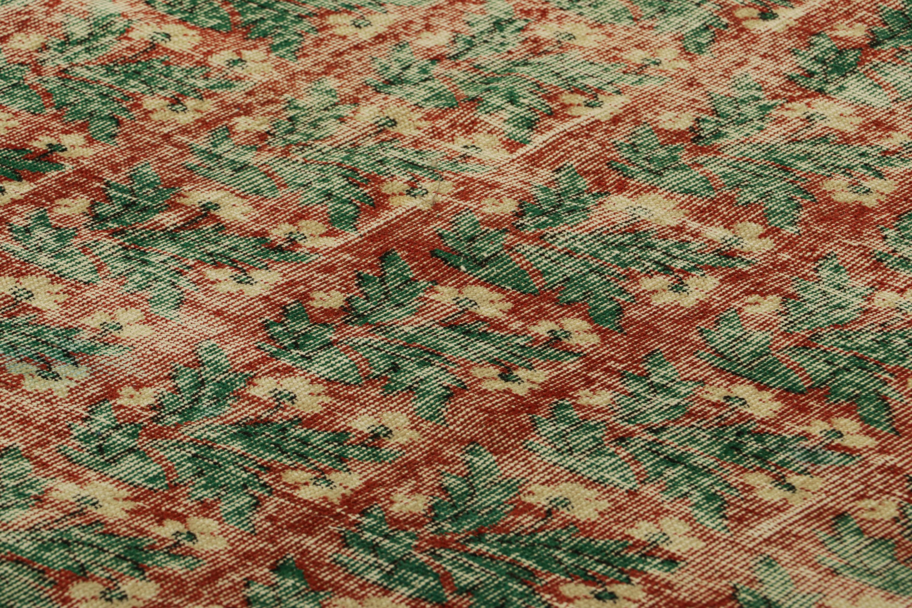 Made with hand-knotted wool and originating circa 1960-1970, this 6x9 vintage rug is an exciting new piece in Rug & Kilim’s Mid-Century Pasha Collection—a rare curation believed to hail from mid-century Turkish artist and icon Zeki Müren. 

On The