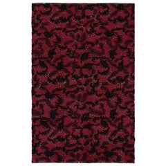 Tappeto Zeki Muren vintage in rosso con motivo astratto all over, da Rug & Kilim