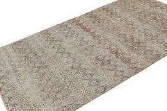 Vintage Zeki Müren Rug, with Floral Geometric Patterns, from Rug & Kilim