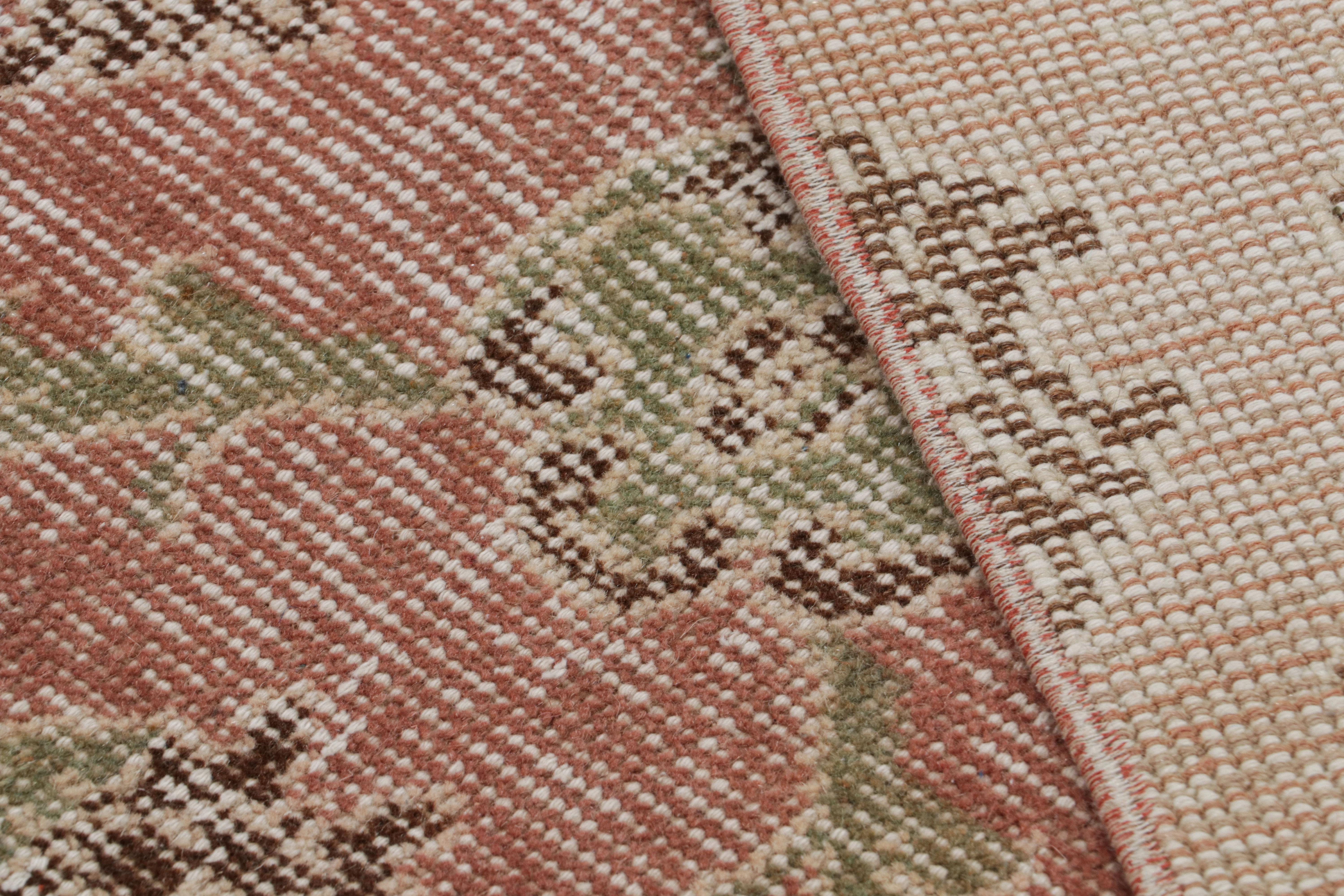 Wool Vintage Zeki Müren Rug, with Geometric Patterns, from Rug & Kilim For Sale