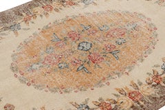 Vintage Zeki Múren Rug, with Medallion and Floral Patterns, from Rug & Kilim