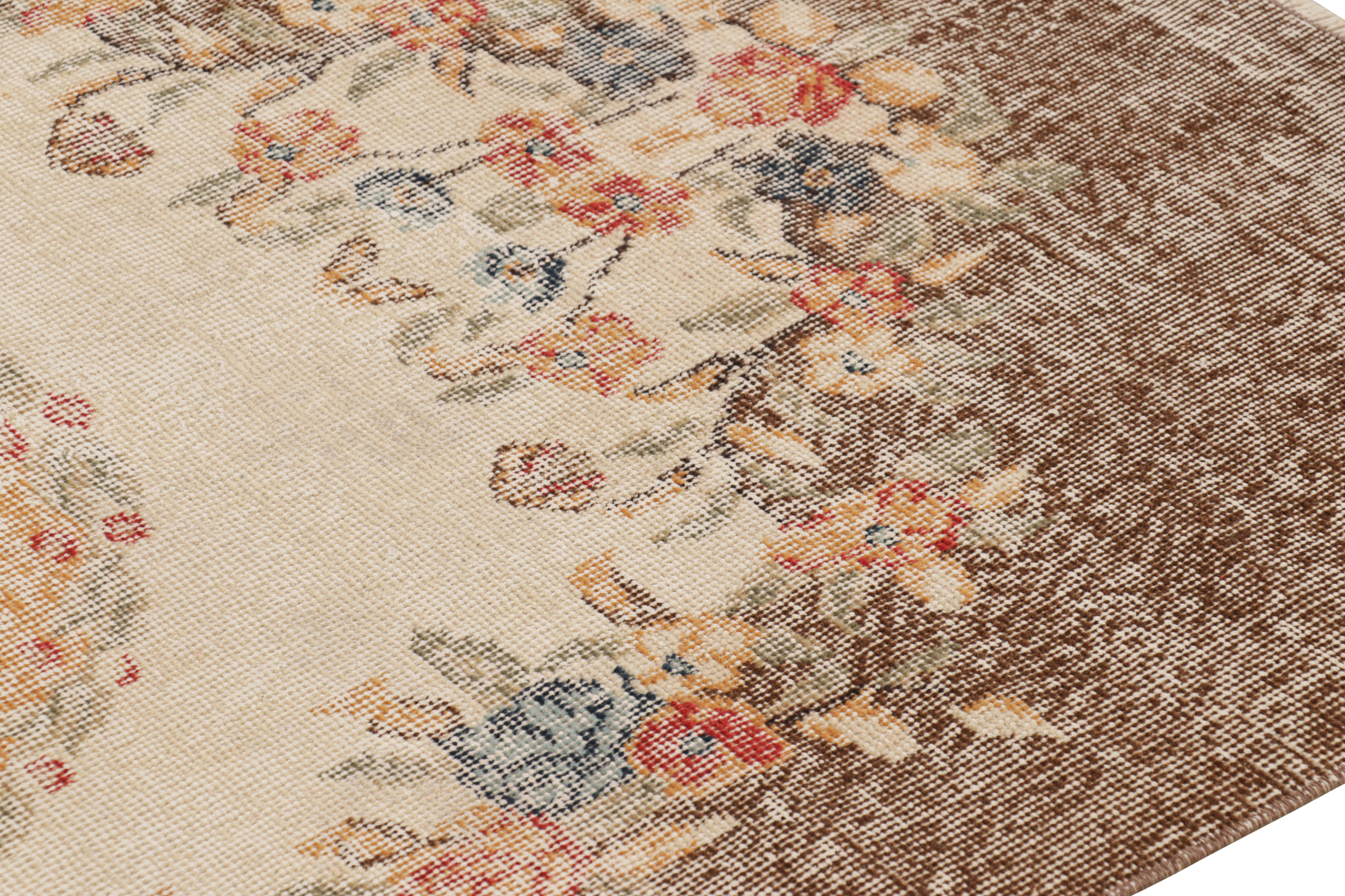 Turkish Vintage Zeki Múren Rug, with Medallion and Floral Patterns, from Rug & Kilim For Sale