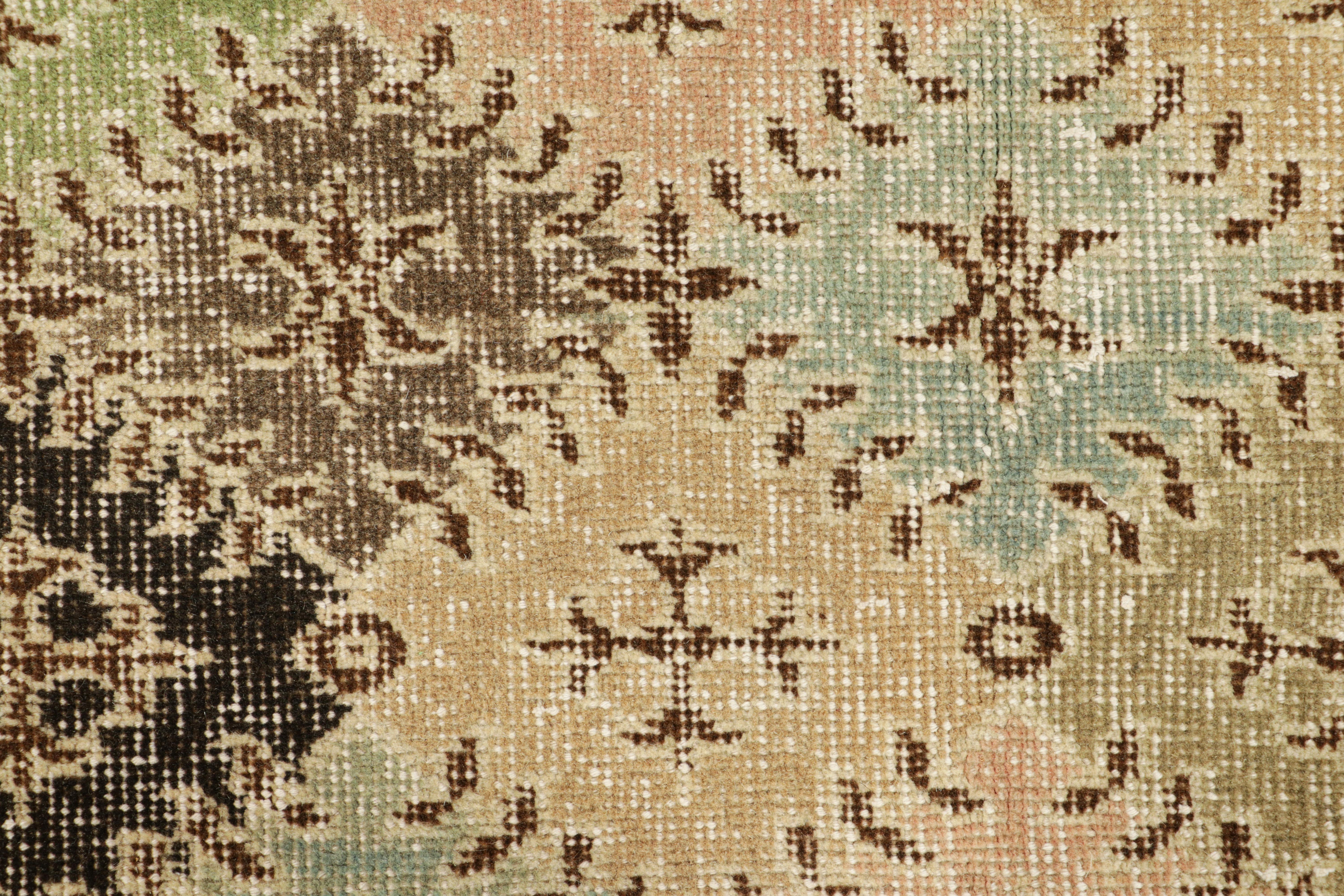 Vintage Zeki Müren Teppich mit polychromen Rautenmustern, von Rug & Kilim (Türkisch) im Angebot