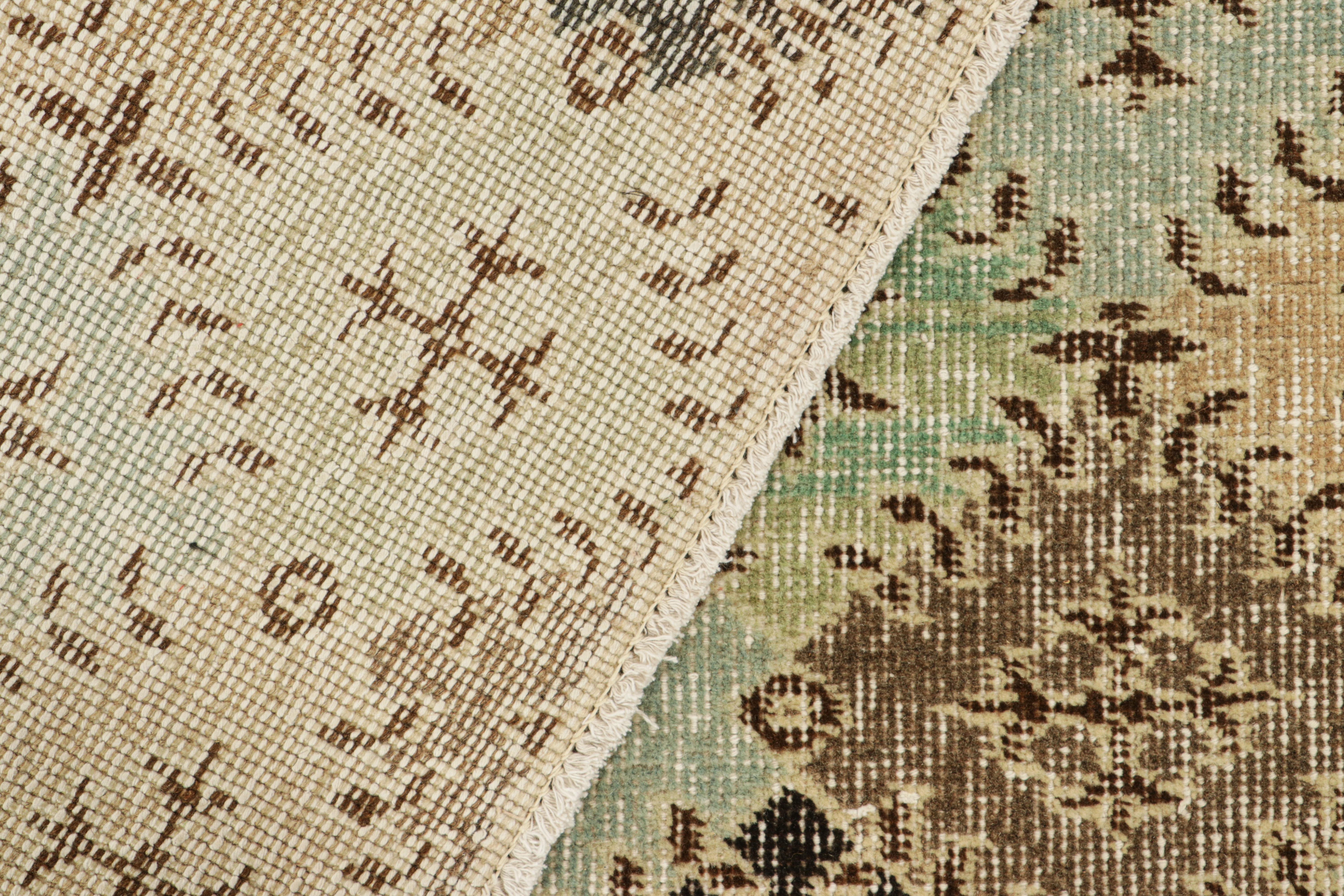Vintage Zeki Müren Teppich mit polychromen Rautenmustern, von Rug & Kilim (Wolle) im Angebot