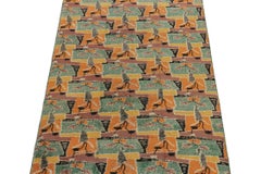 Vintage Zeki Müren Rug with Polychromatic Geometric Pattern by Rug & Kilim