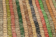Vintage Zeki Müren Rug with Polychromatic Geometric Patterns, from Rug & Kilim