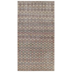 Vintage Zeki Müren Rug with Polychromatic Geometric Patterns, from Rug & Kilim