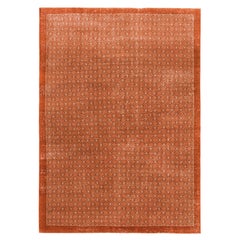 Tappeto Zeki Müren vintage con motivi floreali rossi e beige, da Rug & Kilim