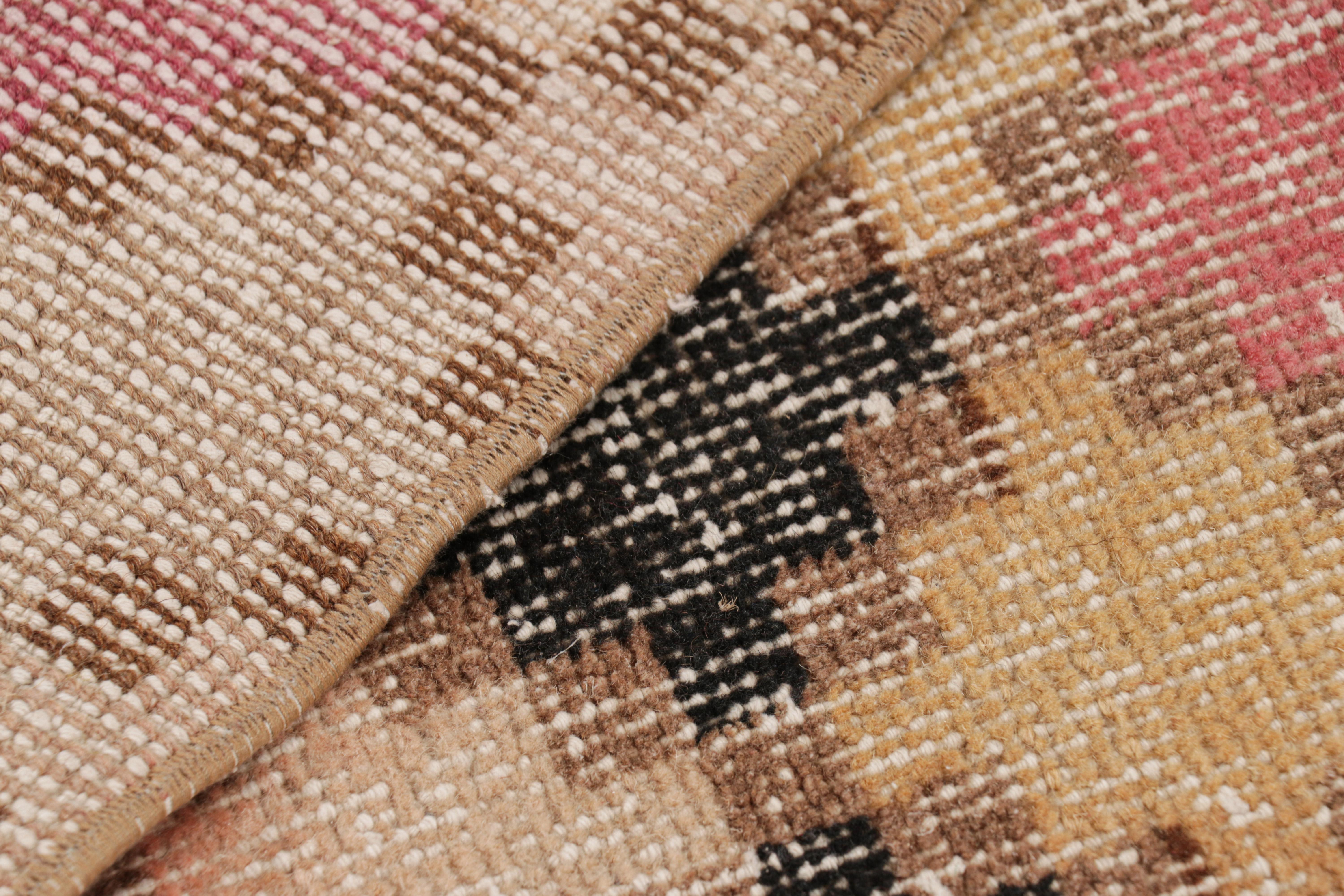 Vintage Zeki Múren Läufer in Brown mit buntem Blumenmuster von Rug & Kilim im Angebot 1