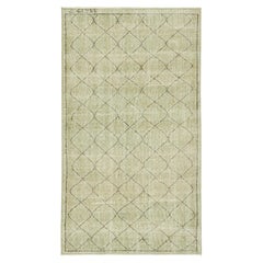 Runner Zeki Müren vintage in Greene & Greene con motivi geometrici da Rug & Kilim