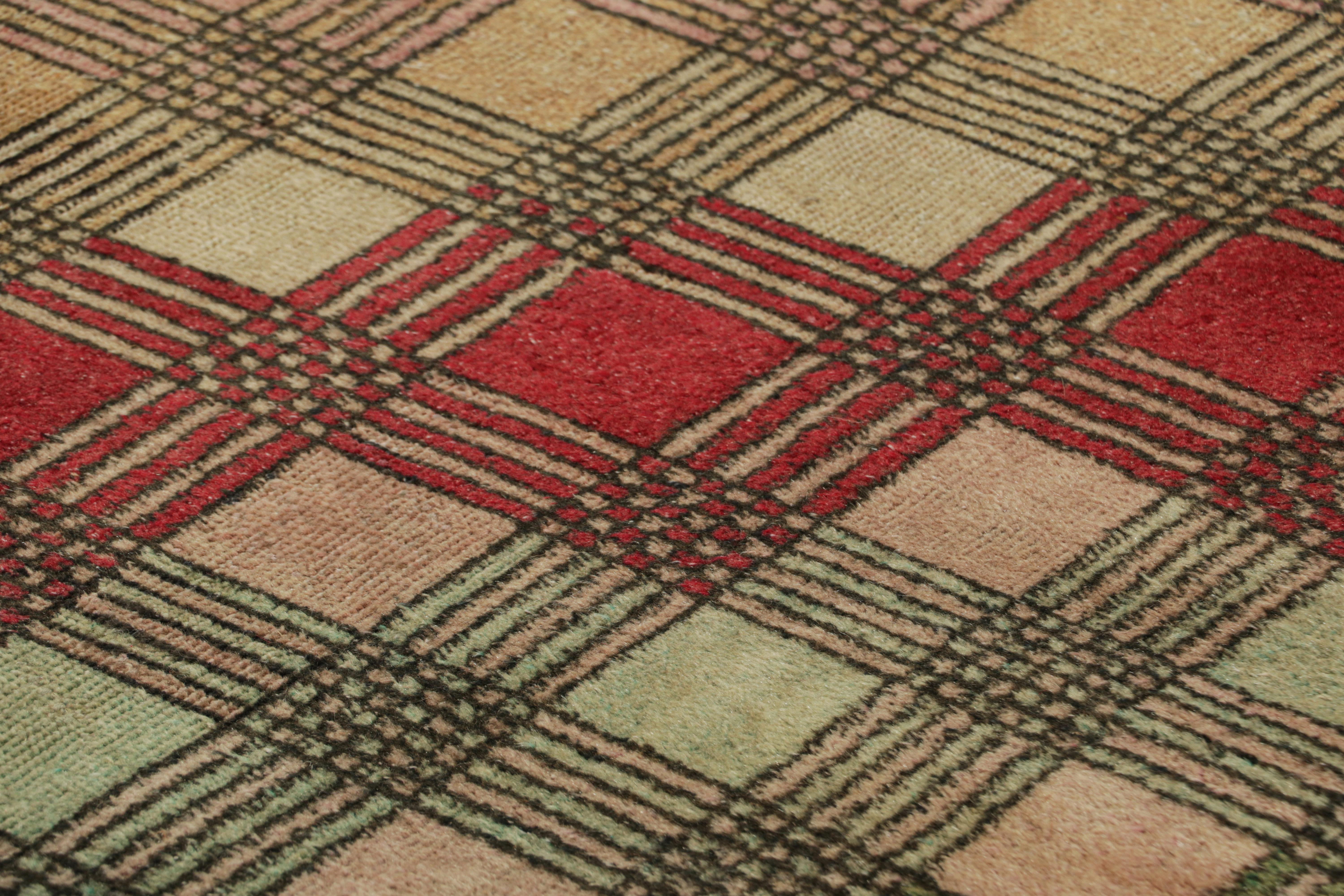 Dieser 3 x 6 große Vintage-Läufer aus handgeknüpfter Wolle wurde um 1960-1970 in der Türkei hergestellt und ist eine aufregende neue Ergänzung der Mid-Century Pasha Collection'S von Rug & Kilim - einer Reihe unserer Klassiker, die den Werken des