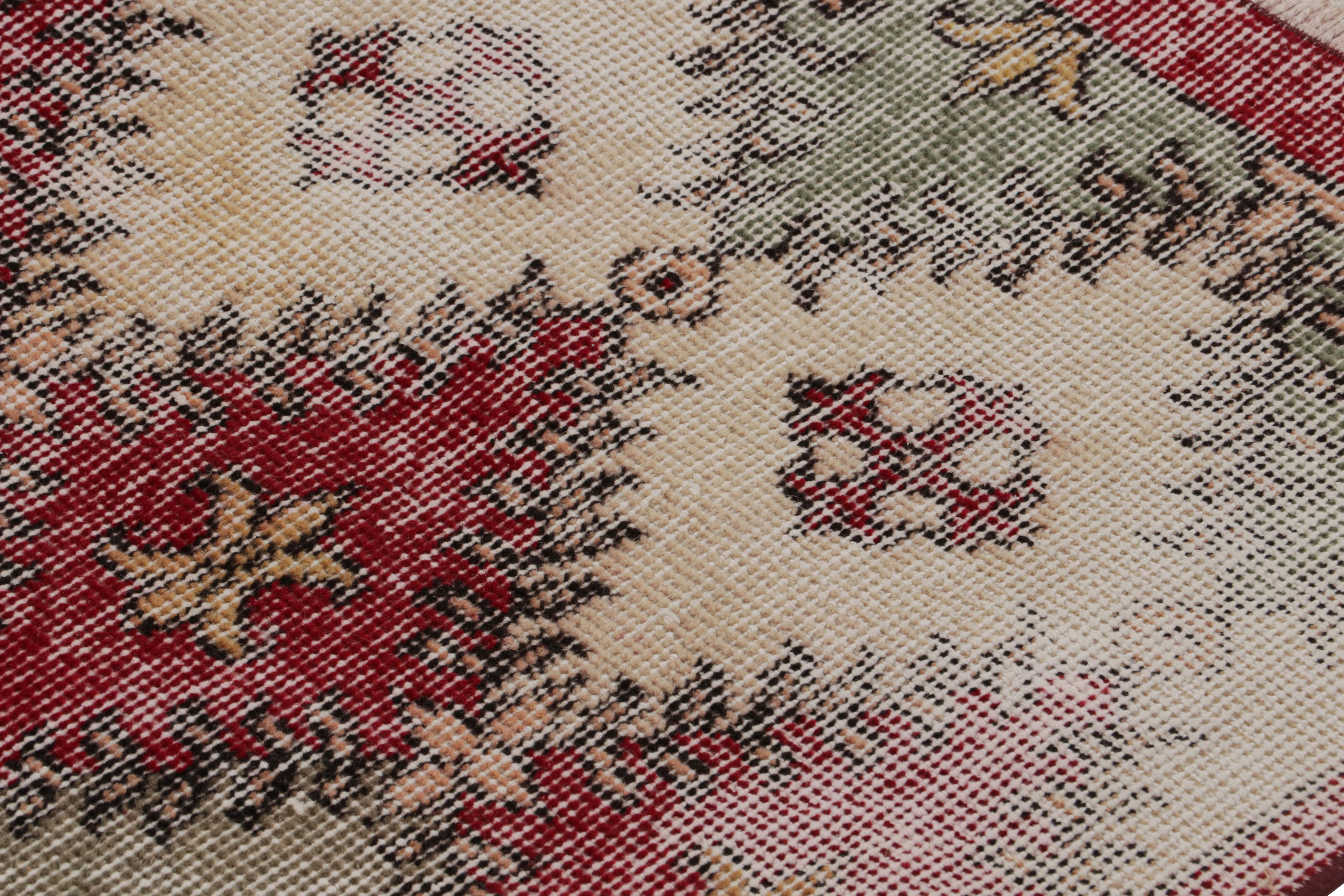 Vintage Zeki Müren Läufer, mit geometrischen Mustern, von Rug & Kilim im Zustand „Gut“ im Angebot in Long Island City, NY