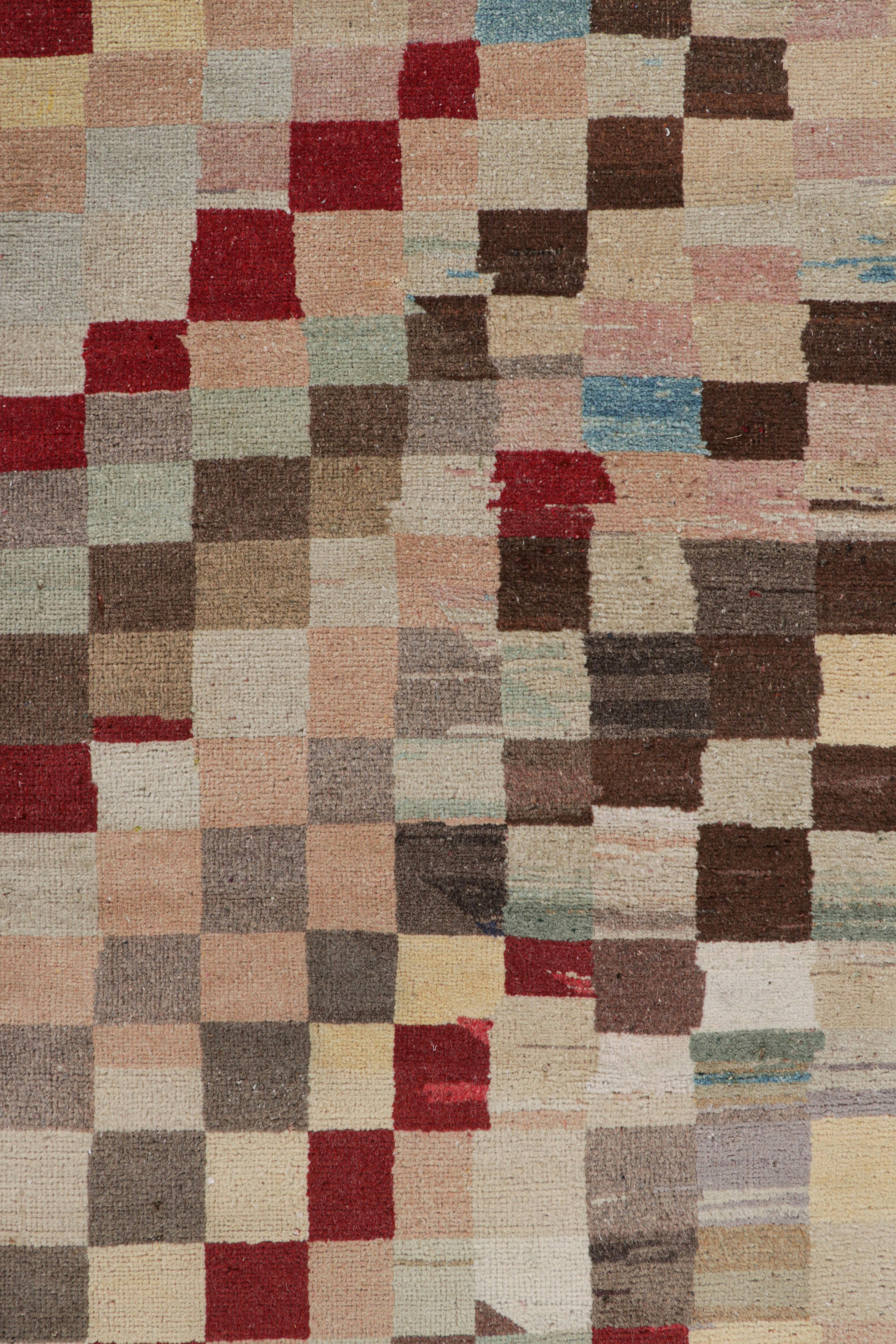 Vintage Zeki Müren Läufer mit polychromen Mustern, von Rug & Kilim (Mitte des 20. Jahrhunderts) im Angebot